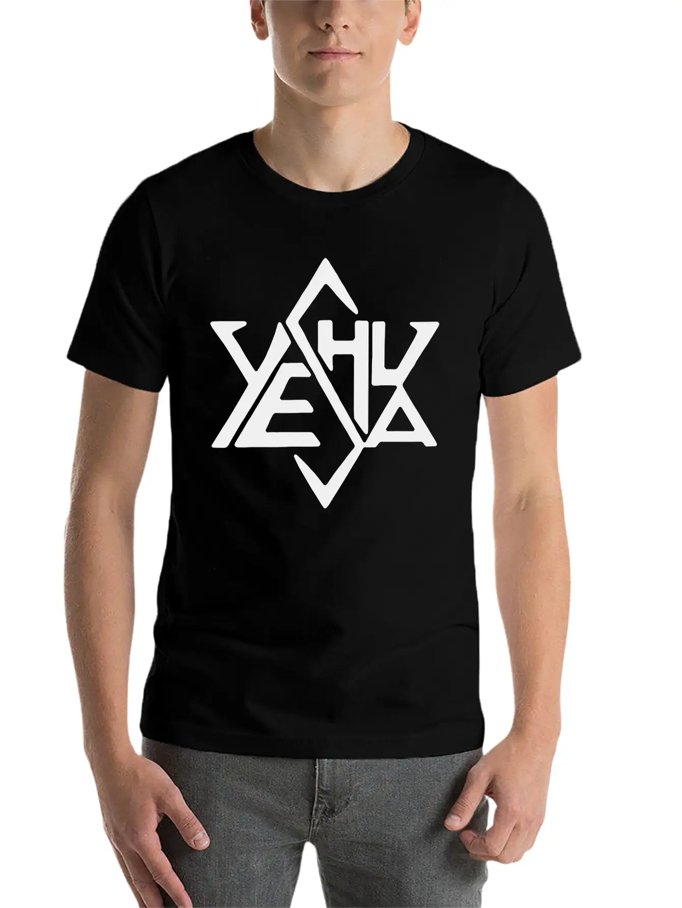Yeshua Star Unisex Casual T-Shirt ¨C Clean Design For Daily Comfort