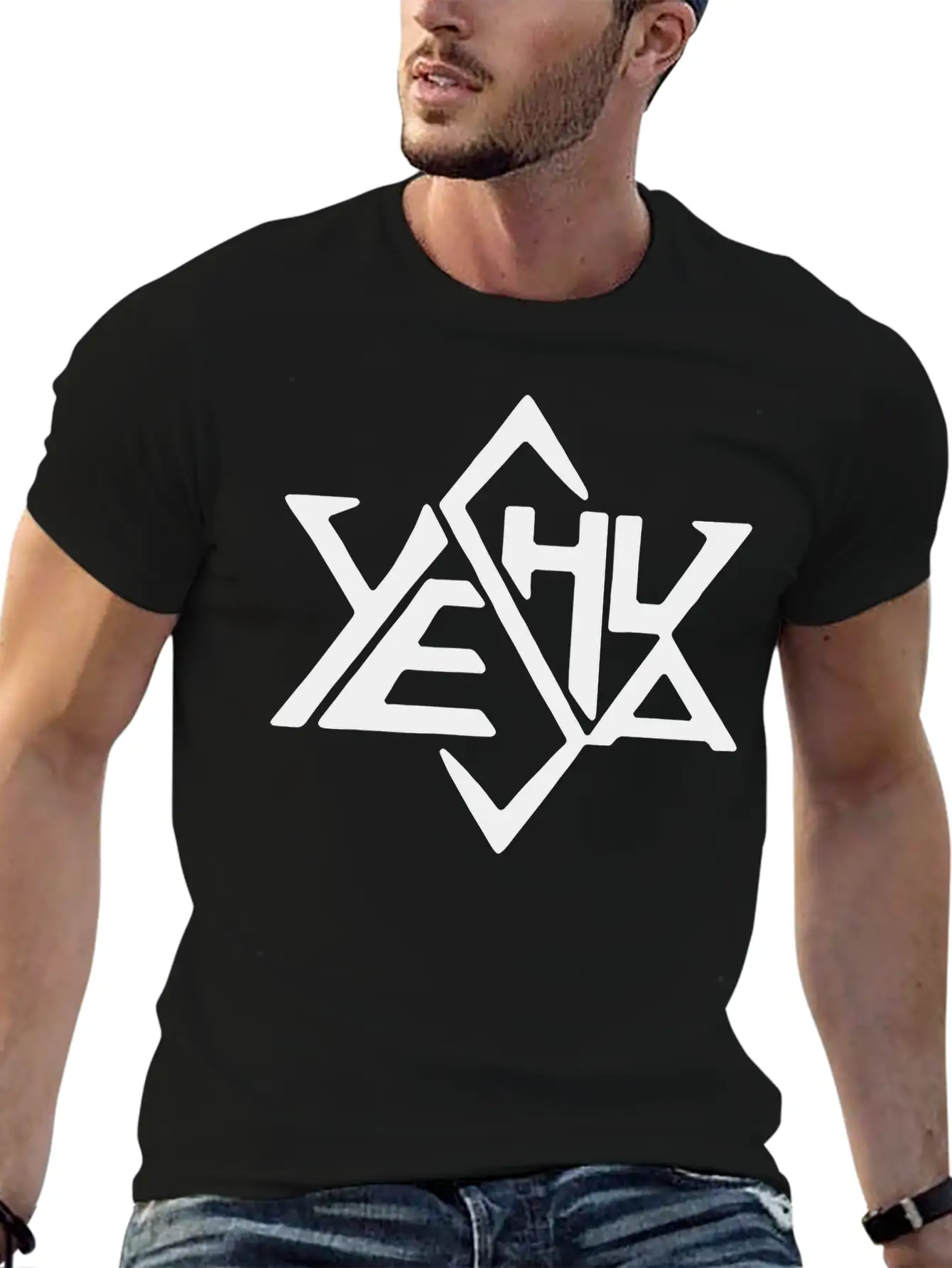 Yeshua Star Unisex Casual T-Shirt ¨C Clean Design For Daily Comfort