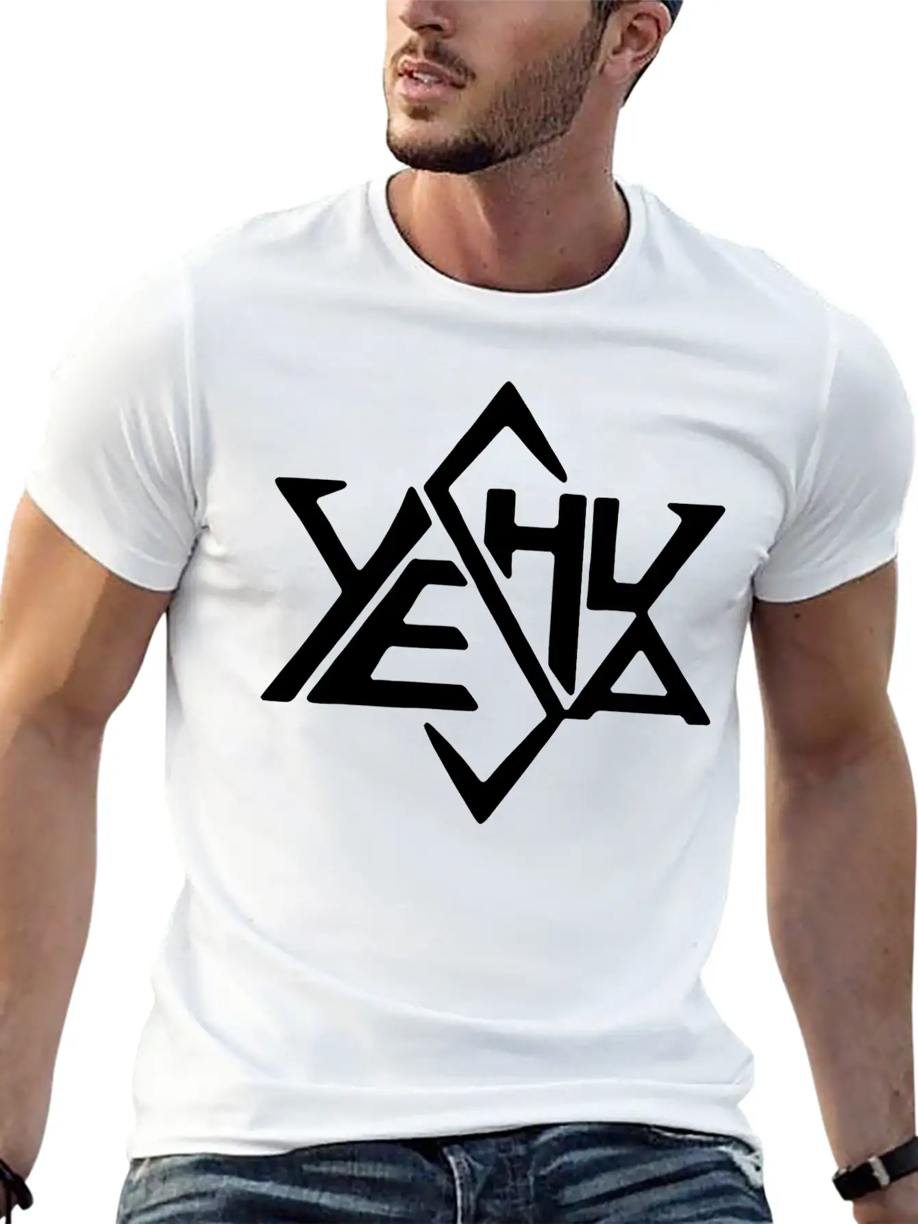 Yeshua Star Unisex Casual T-Shirt ¨C Clean Design For Daily Comfort