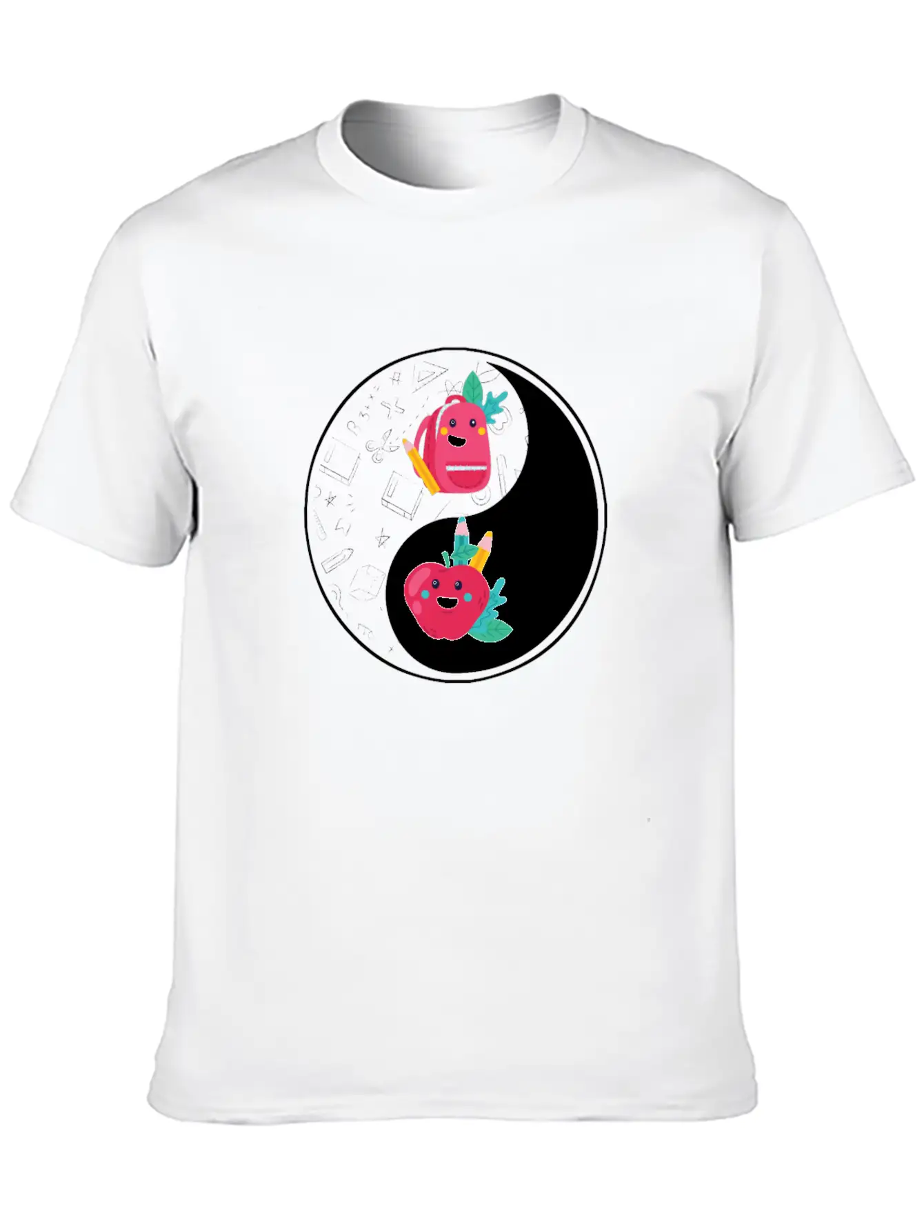 Yin Yang Teacher 1st Grade School Teaching Unisex Casual T-Shirt ¨C Clean Design For Daily Comfort