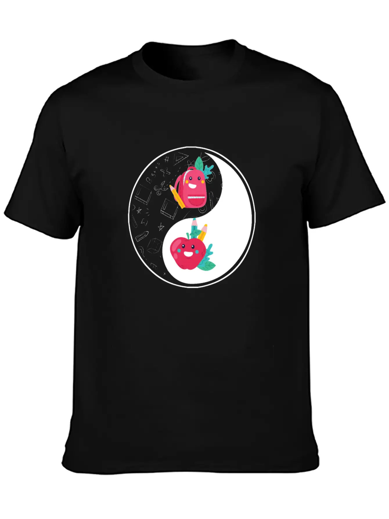 Yin Yang Teacher 1st Grade School Teaching Unisex Casual T-Shirt ¨C Clean Design For Daily Comfort