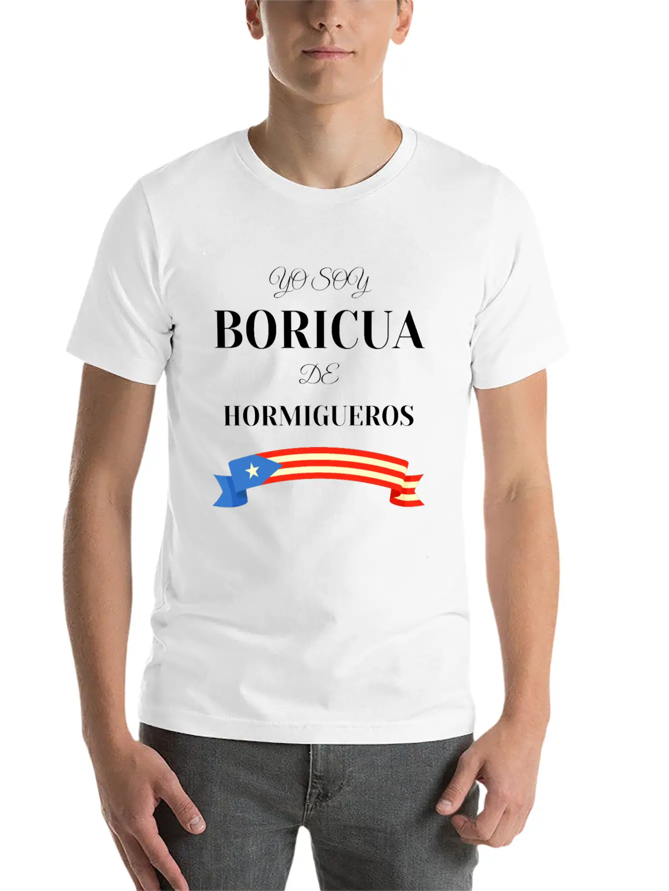 Yo Soy Boricua De Hormigueros Puerto Rico Basic Graphic T-Shirt ¨C Daily Comfort In Soft Cotton