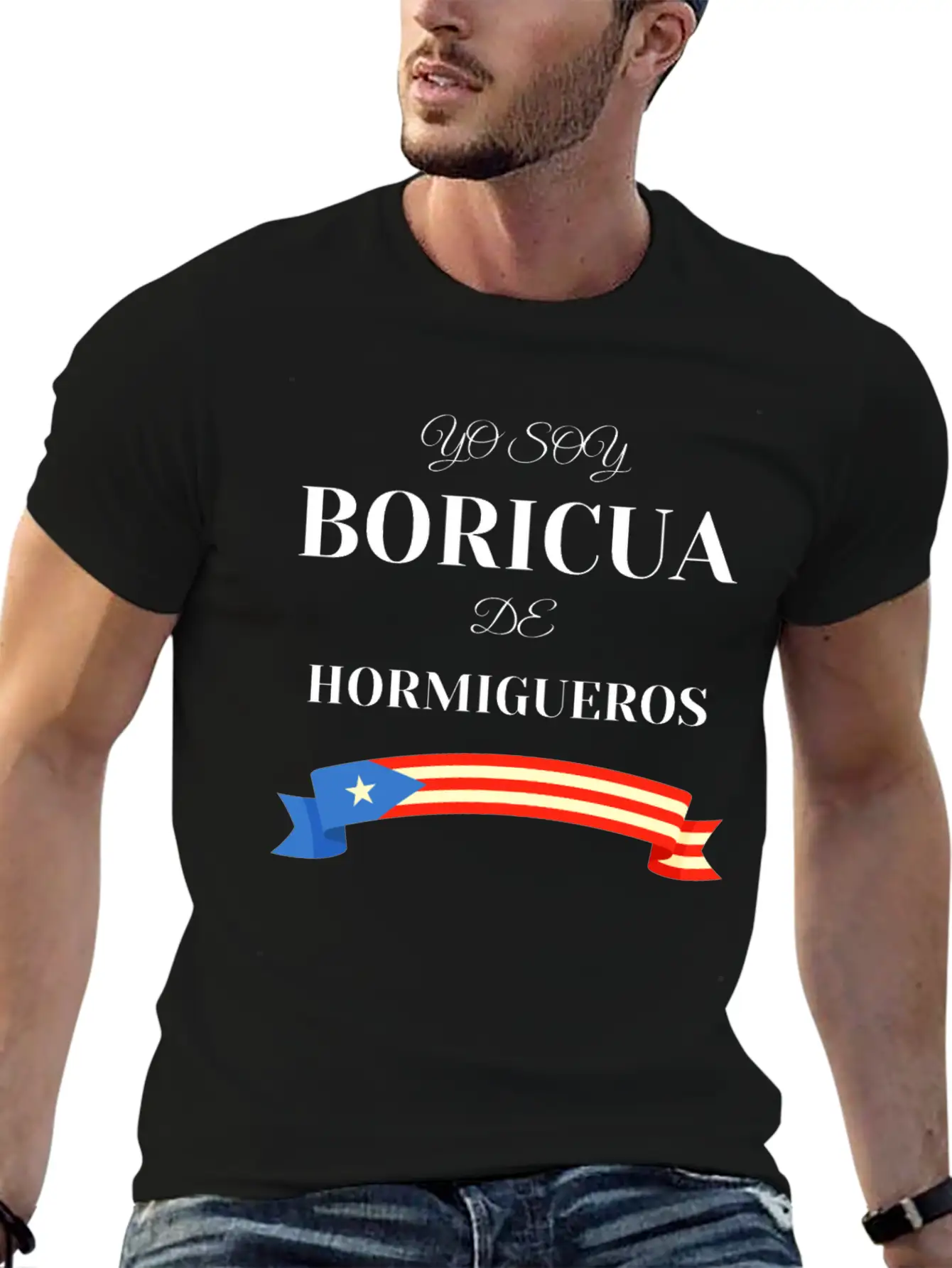 Yo Soy Boricua De Hormigueros Puerto Rico Basic Graphic T-Shirt ¨C Daily Comfort In Soft Cotton