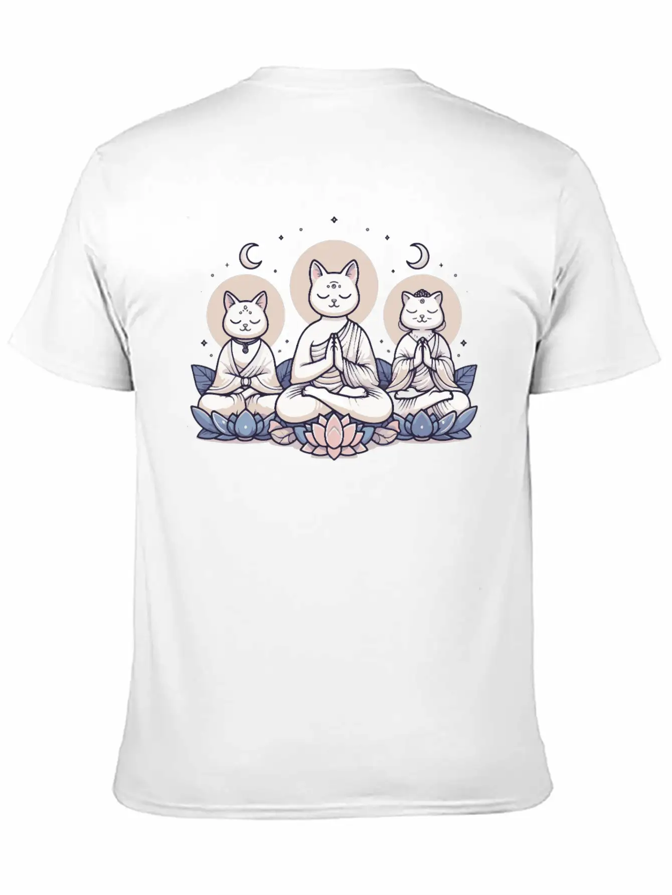 Yoga Cats Meditation Zen Balance Cat Lover Gift Basic Graphic T-Shirt ¨C Daily Comfort In Soft Cotton
