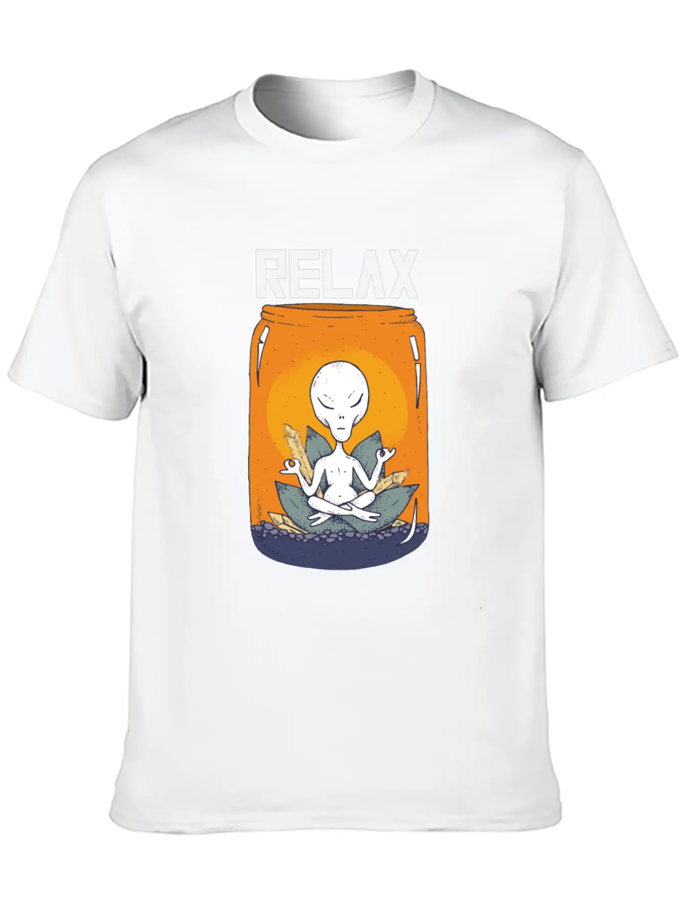 Yoga Meditation Relax Unisex Casual T-Shirt ¨C Clean Design For Daily Comfort