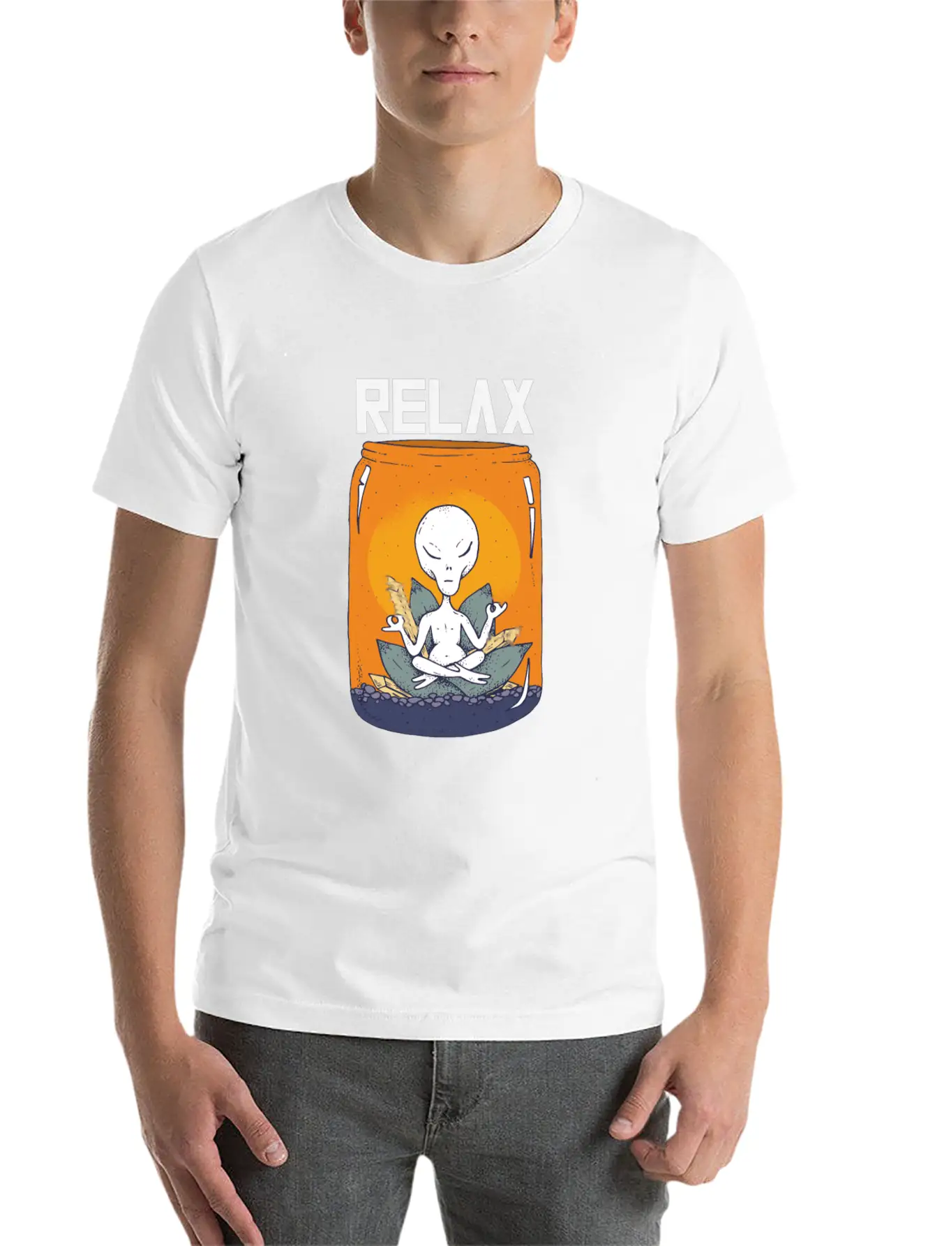 Yoga Meditation Relax Unisex Casual T-Shirt ¨C Clean Design For Daily Comfort