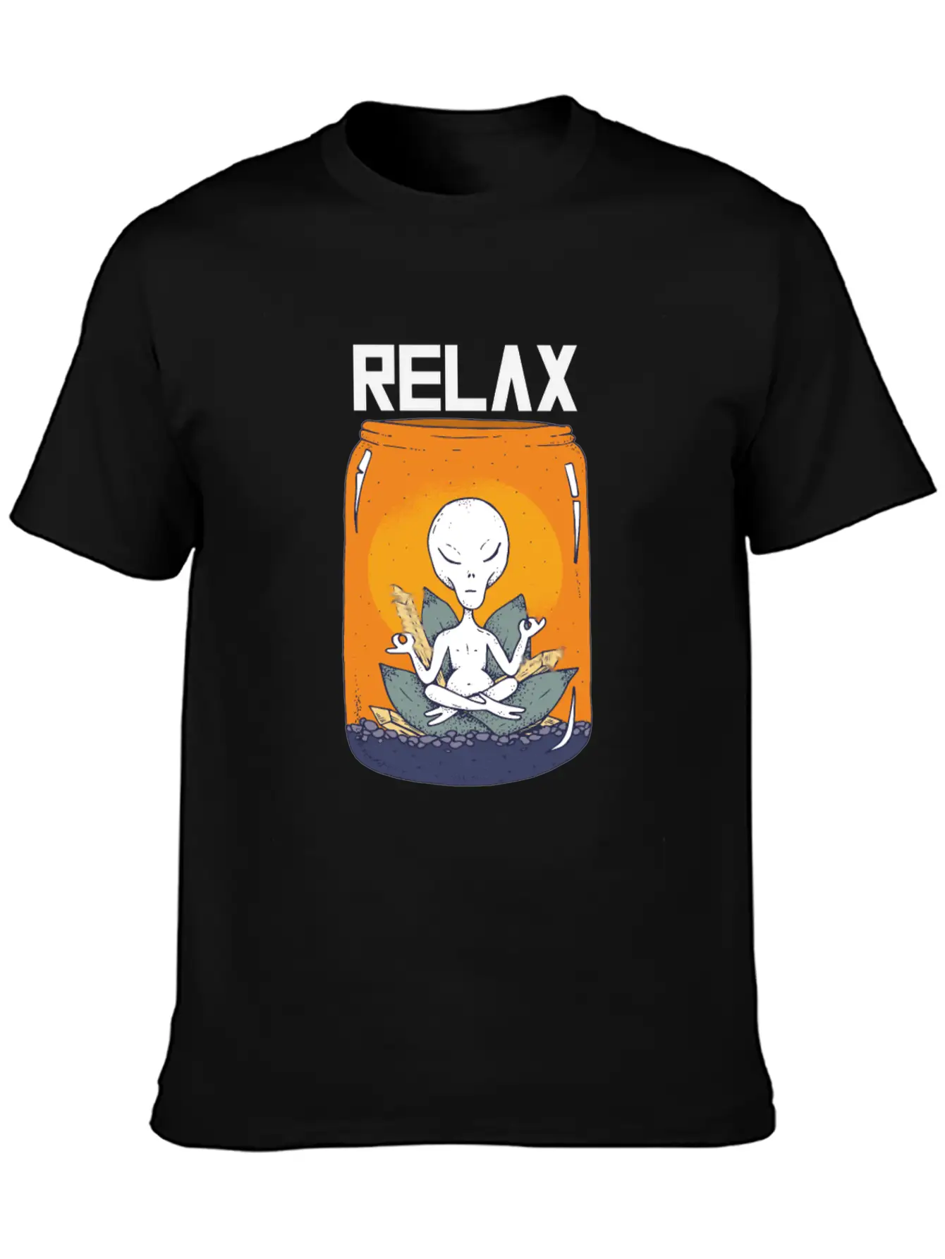 Yoga Meditation Relax Unisex Casual T-Shirt ¨C Clean Design For Daily Comfort