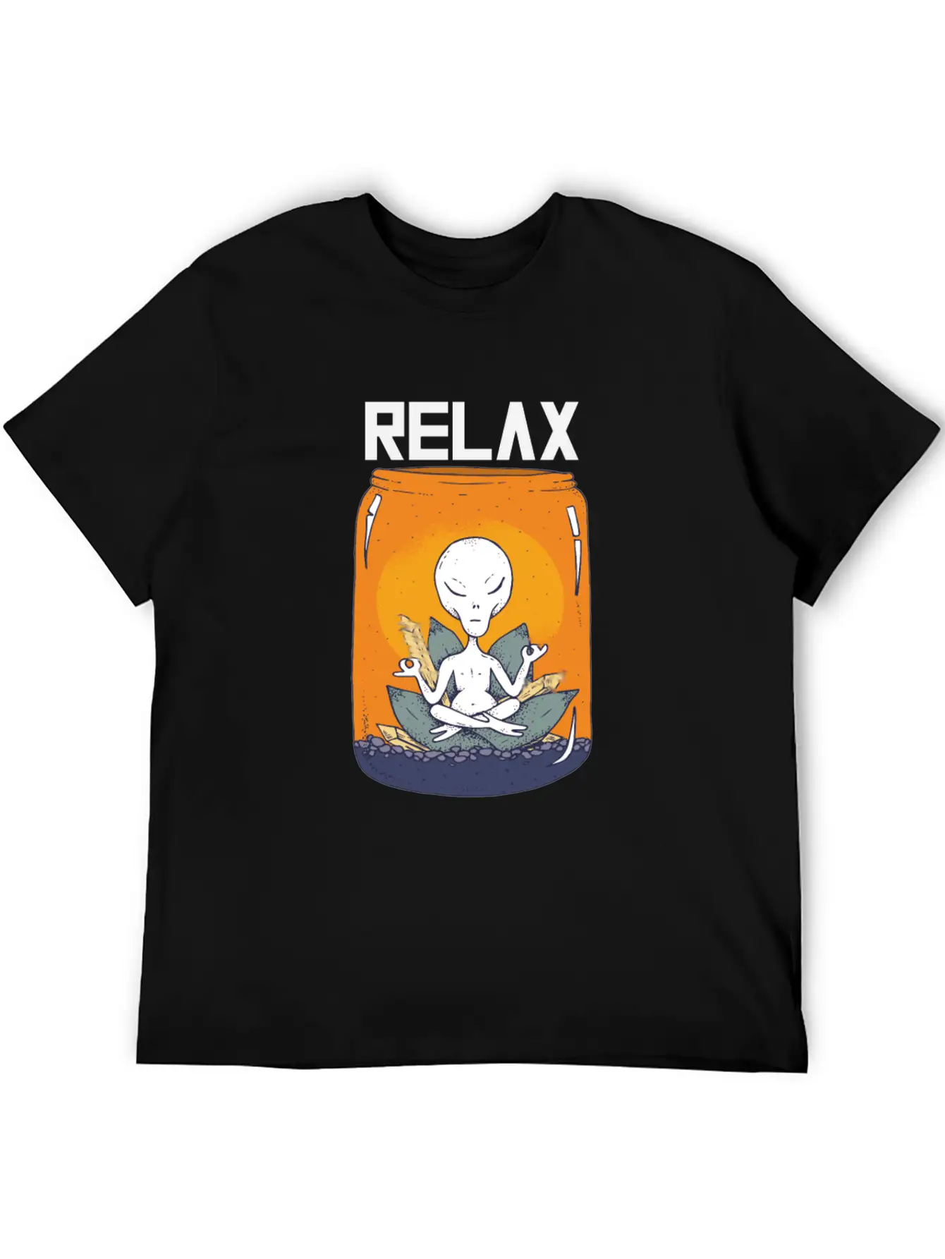 Yoga Meditation Relax Unisex Casual T-Shirt ¨C Clean Design For Daily Comfort
