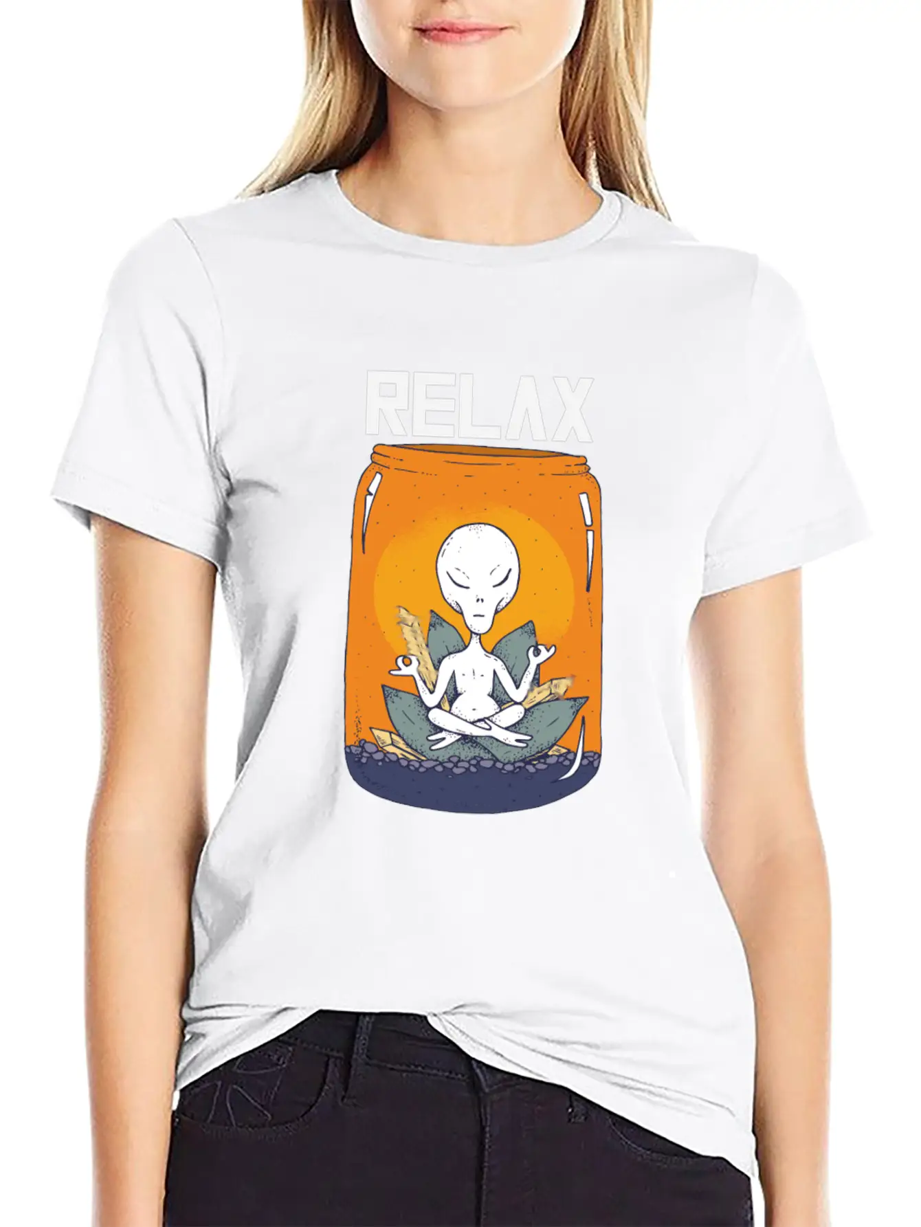 Yoga Meditation Relax Unisex Casual T-Shirt ¨C Clean Design For Daily Comfort