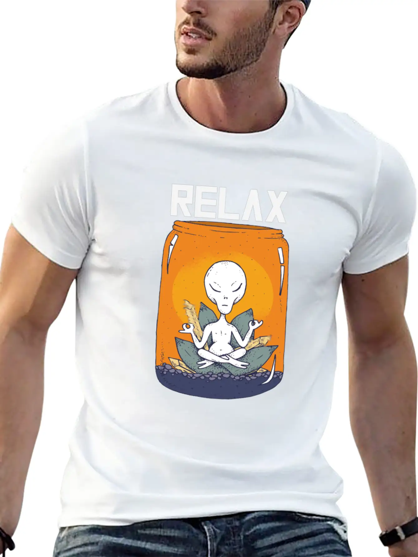 Yoga Meditation Relax Unisex Casual T-Shirt ¨C Clean Design For Daily Comfort