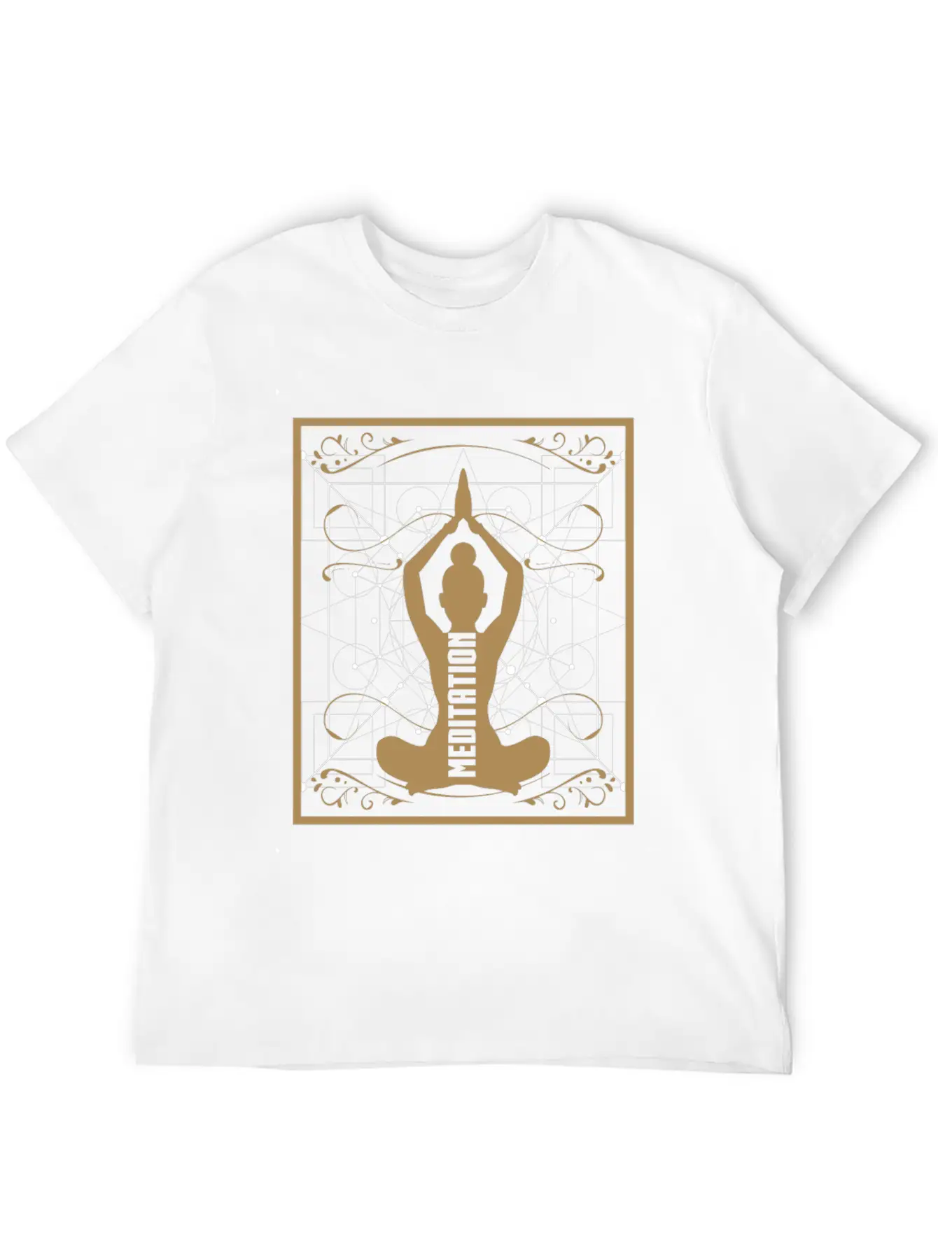 Yoga Meditation Retro Soft Cotton Short Sleeve Tee ¨C Unisex Wardrobe Staple