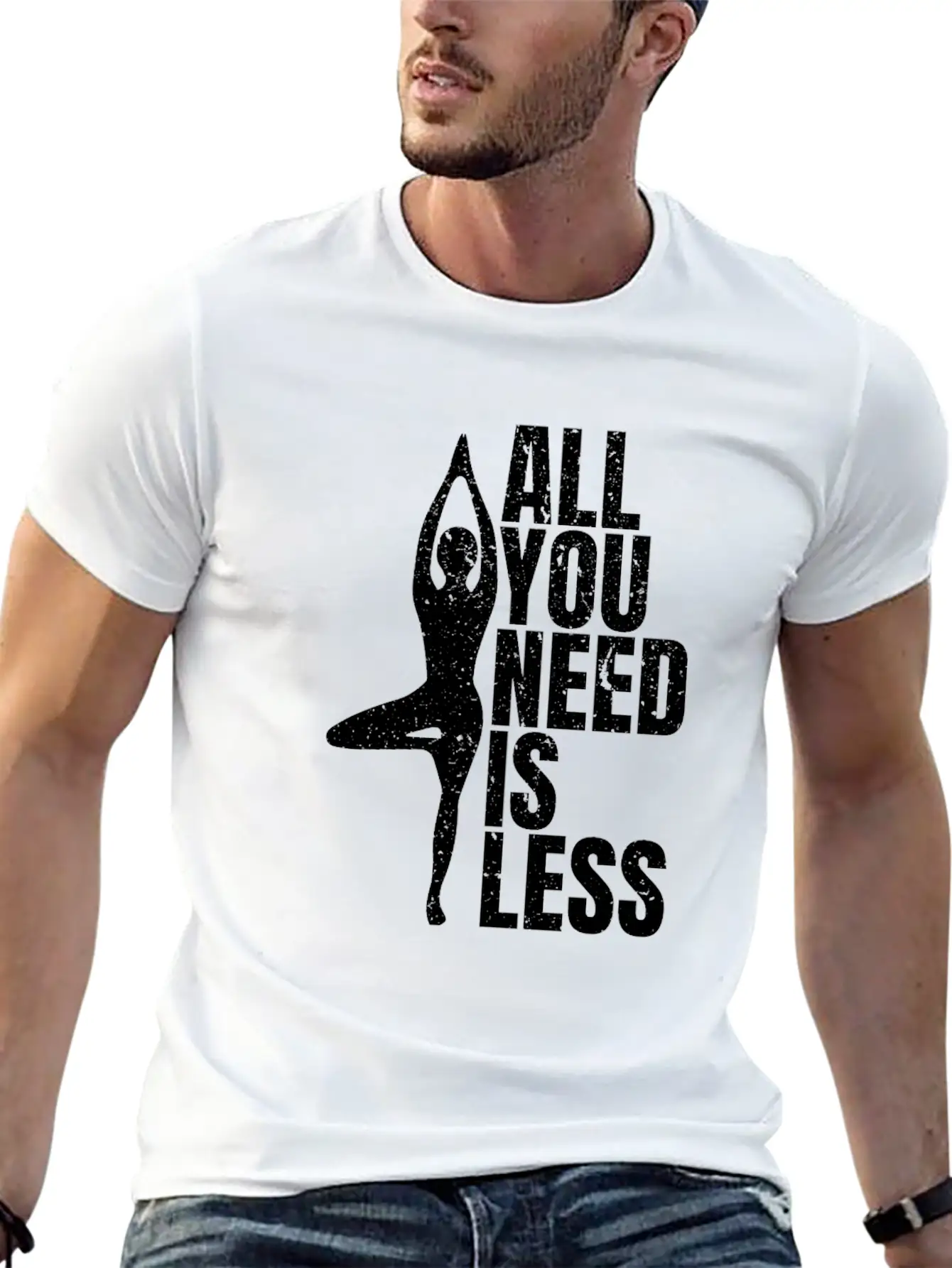 Yoga Unisex Casual T-Shirt ¨C Clean Design For Daily Comfort