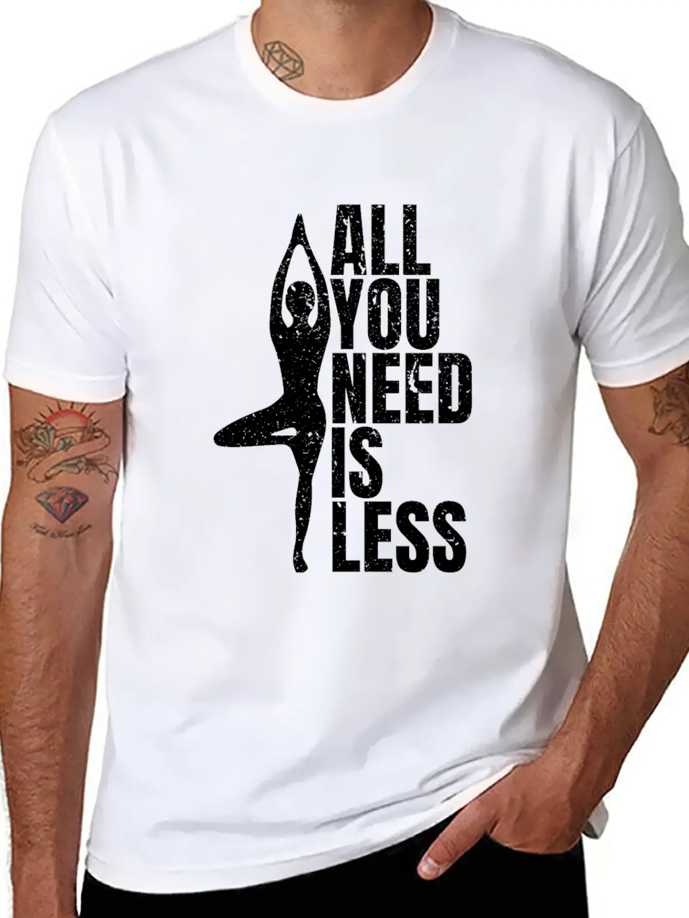 Yoga Unisex Casual T-Shirt ¨C Clean Design For Daily Comfort