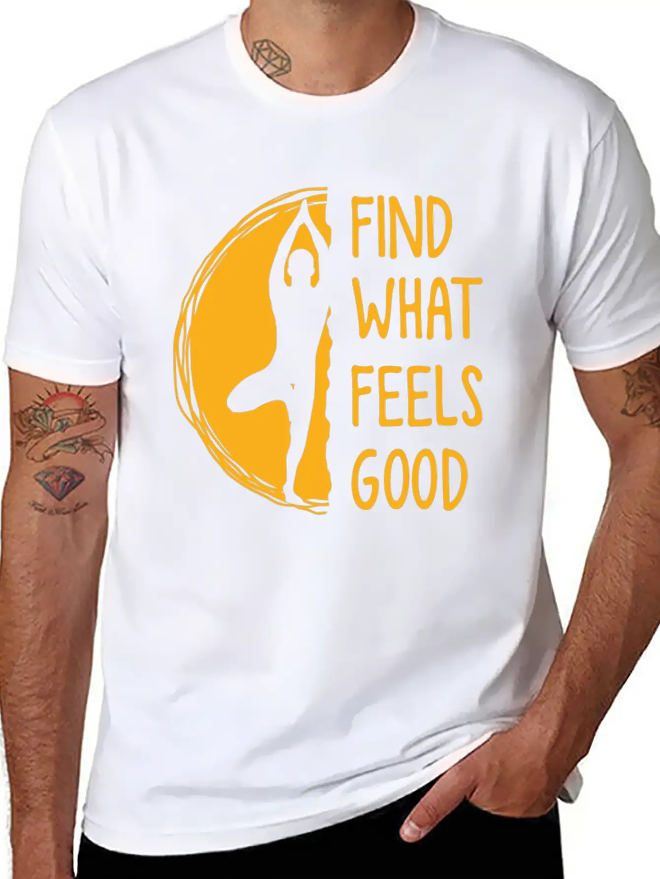 Yoga, Yoga Funny Yoga, Asana Basic Graphic T-Shirt ¨C Daily Comfort In Soft Cotton
