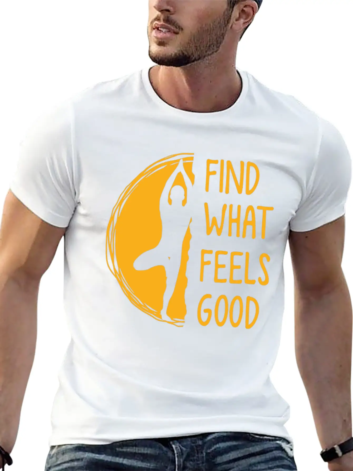 Yoga, Yoga Funny Yoga, Asana Basic Graphic T-Shirt ¨C Daily Comfort In Soft Cotton