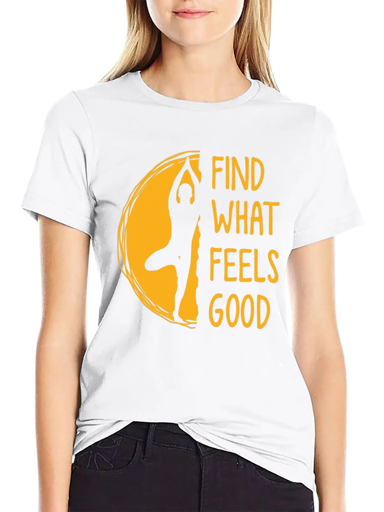 Yoga, Yoga Funny Yoga, Asana Basic Graphic T-Shirt ¨C Daily Comfort In Soft Cotton