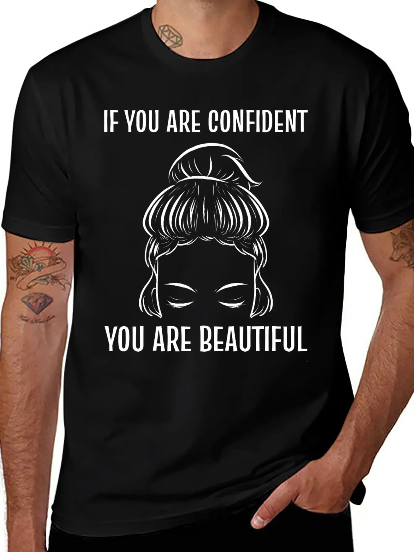 You Are Confident Confident Woman Gift Essential Cotton Tee For Daily Outfits ¨C Unisex Style
