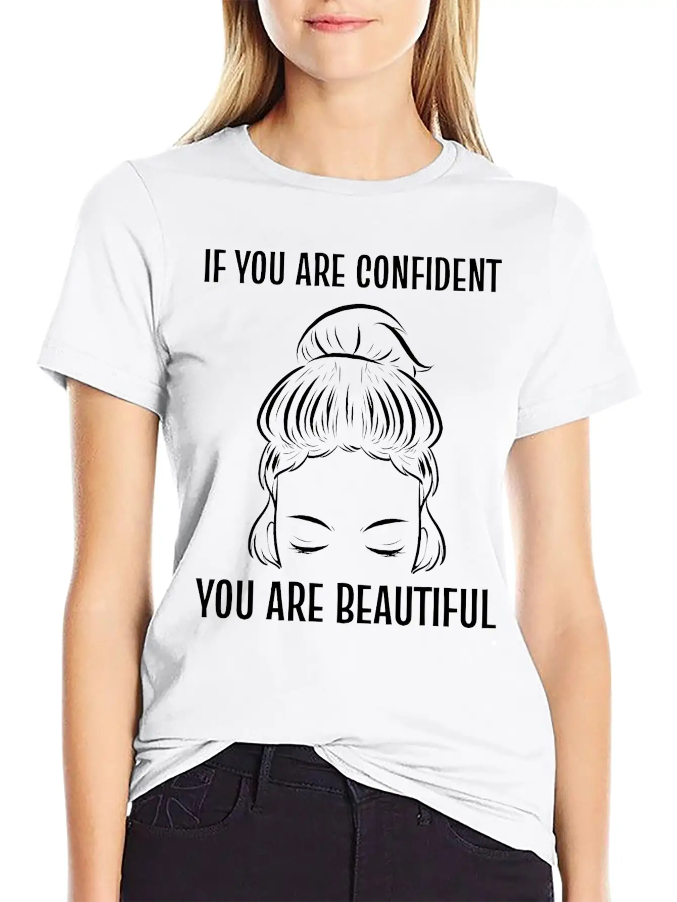 You Are Confident Confident Woman Gift Essential Cotton Tee For Daily Outfits ¨C Unisex Style