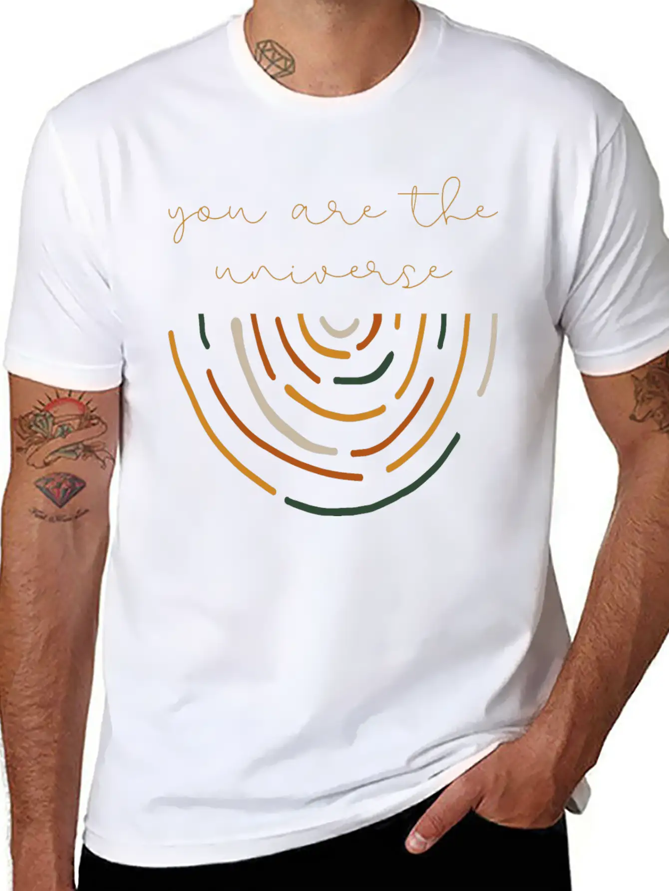 You Are The Universe Basic Graphic T-Shirt ¨C Daily Comfort In Soft Cotton