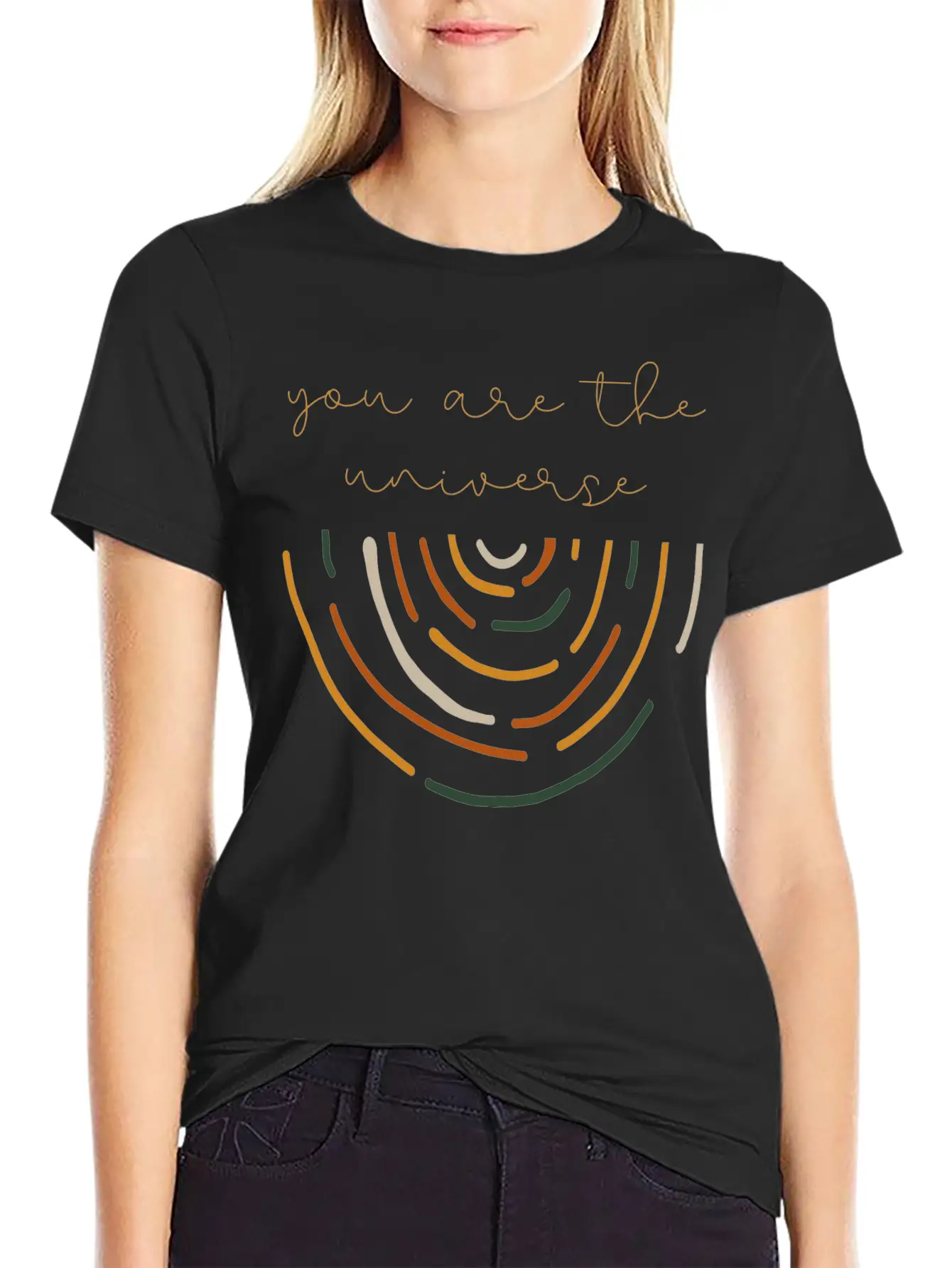 You Are The Universe Basic Graphic T-Shirt ¨C Daily Comfort In Soft Cotton