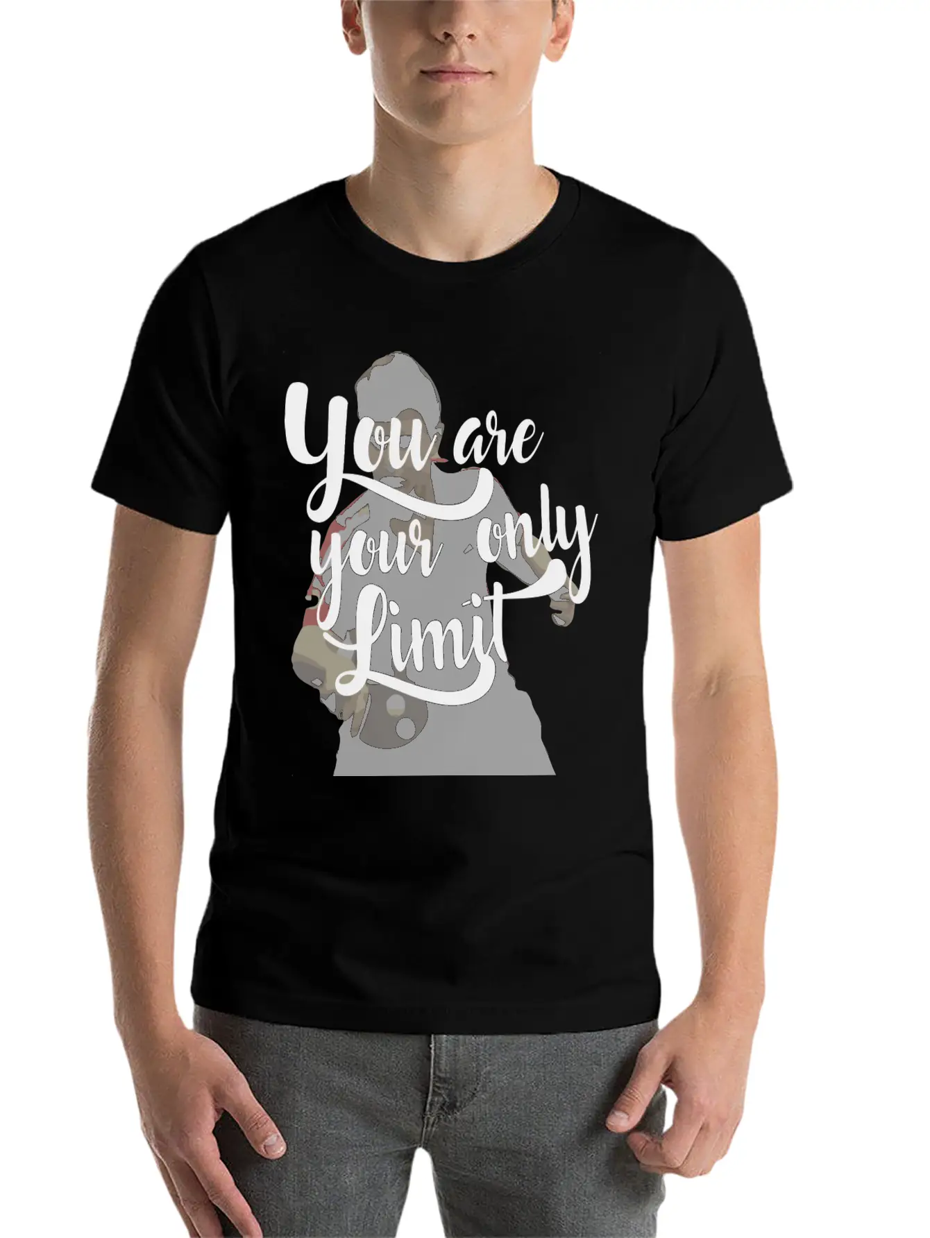 You Are Your Only Limit Shirt As Gift Idea Soft Cotton Short Sleeve Tee ¨C Unisex Wardrobe Staple