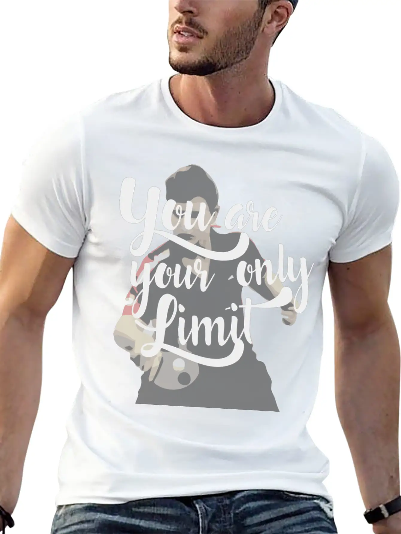 You Are Your Only Limit Shirt As Gift Idea Soft Cotton Short Sleeve Tee ¨C Unisex Wardrobe Staple