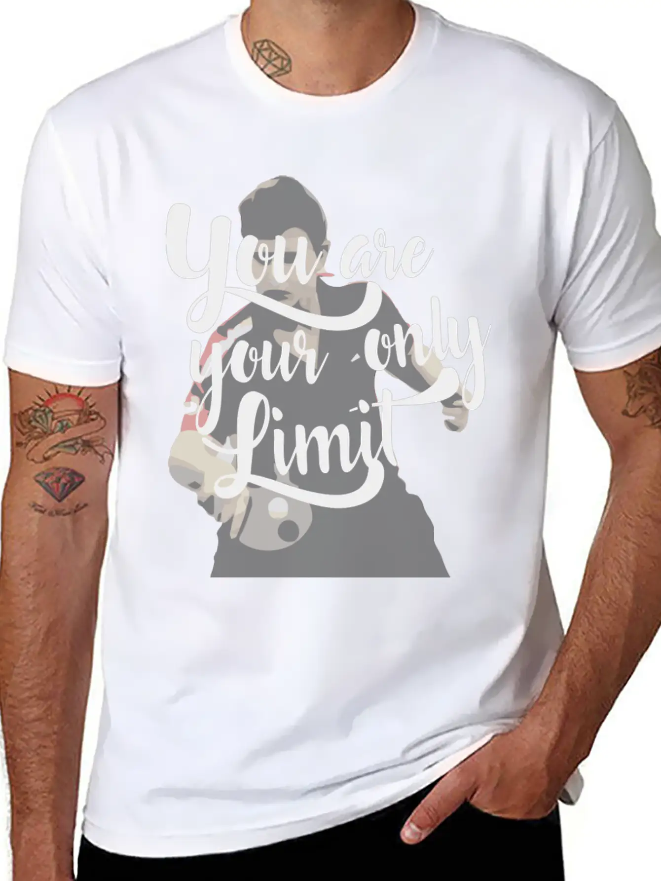 You Are Your Only Limit Shirt As Gift Idea Soft Cotton Short Sleeve Tee ¨C Unisex Wardrobe Staple