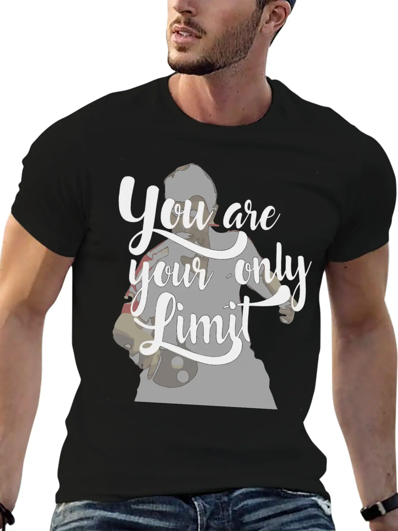 You Are Your Only Limit Shirt As Gift Idea Soft Cotton Short Sleeve Tee ¨C Unisex Wardrobe Staple
