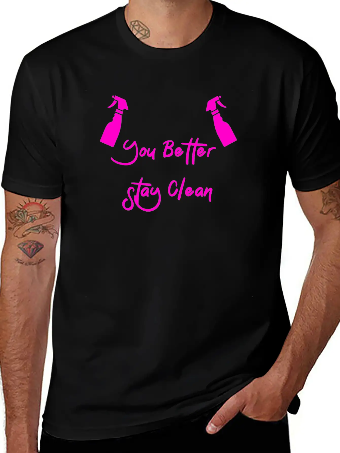 You Better Stay Clean Essential Cotton Tee For Daily Outfits ¨C Unisex Style