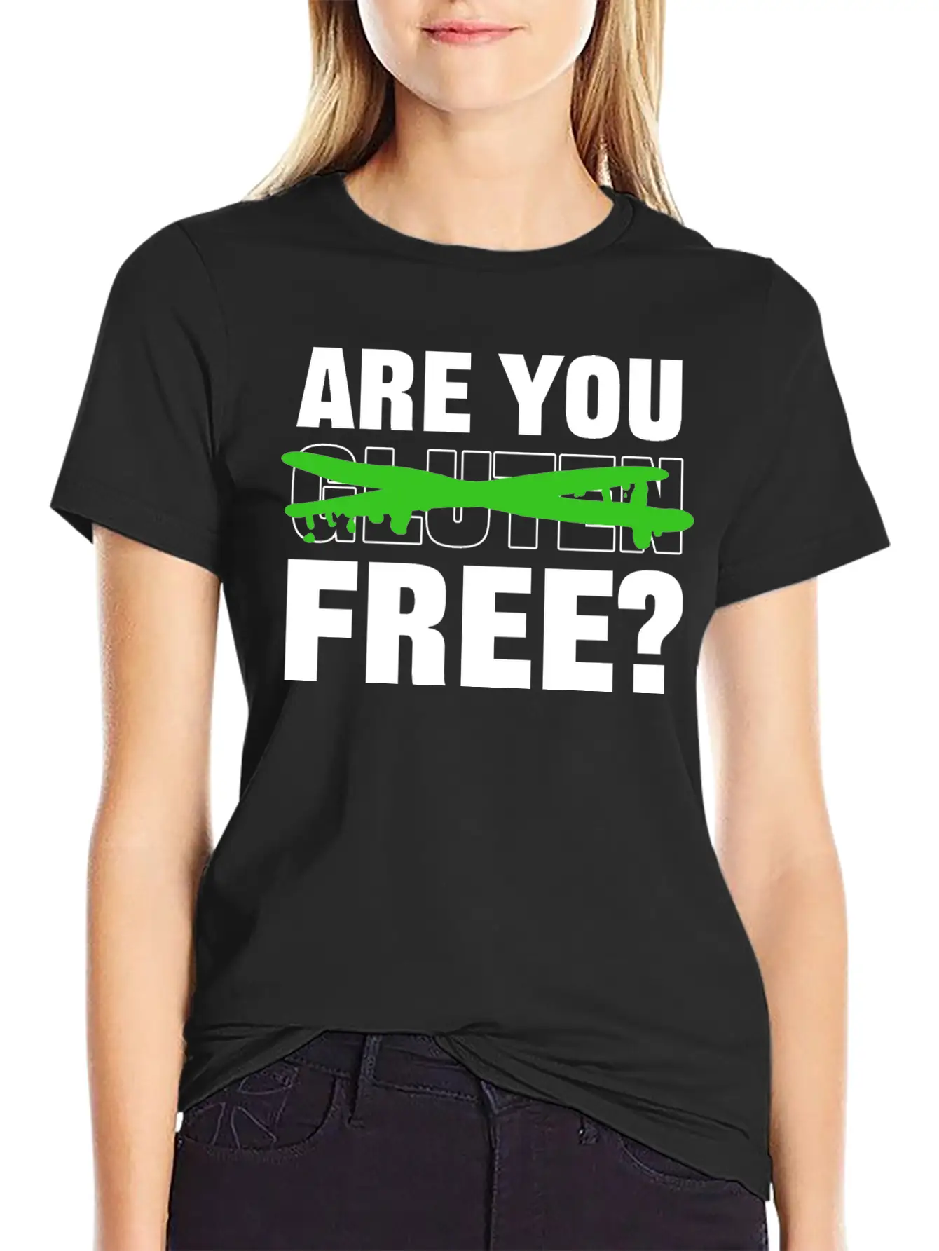 You Gluten Free? Flirty Guy Gift Unisex Casual T-Shirt ¨C Clean Design For Daily Comfort