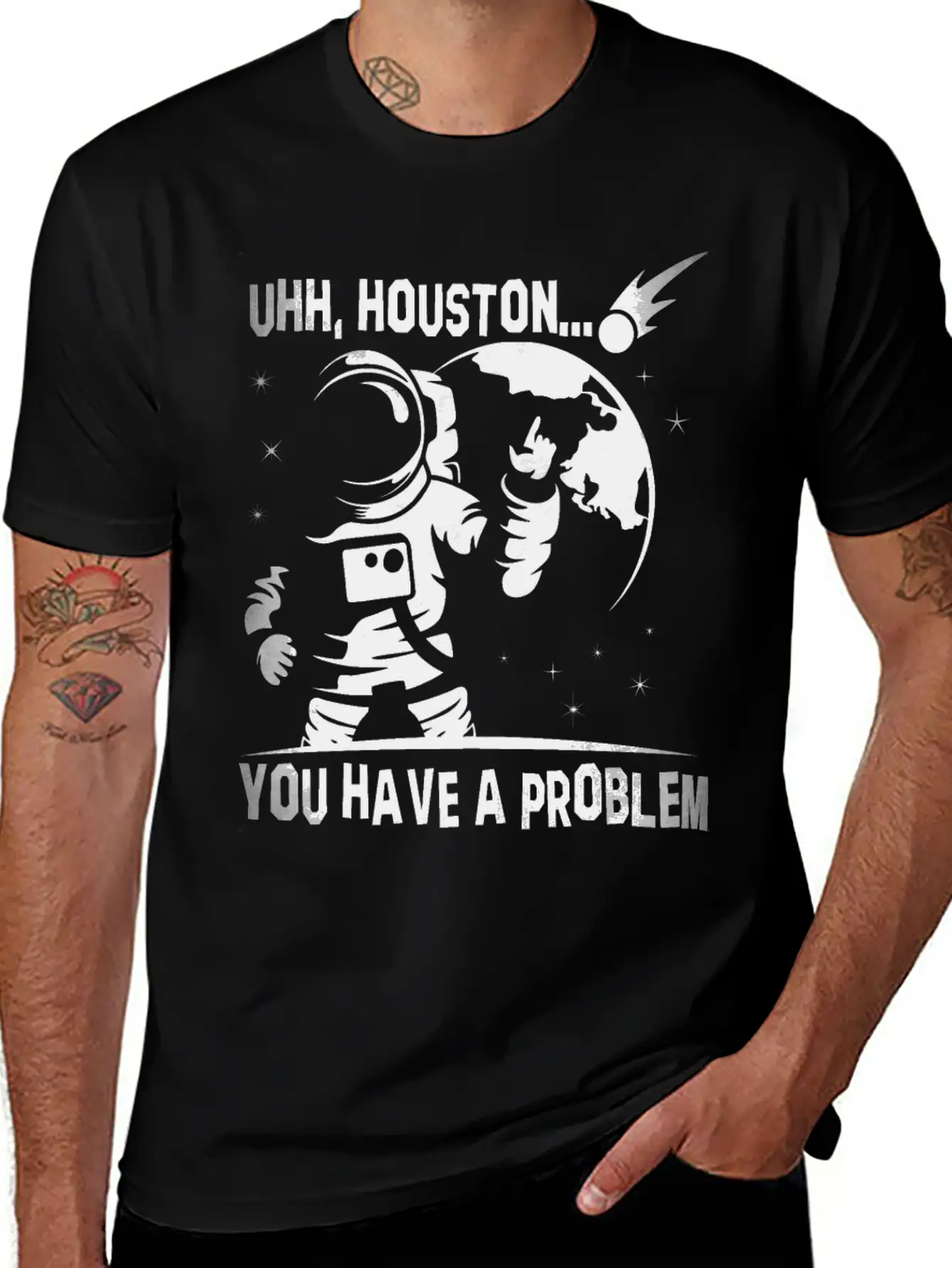 You Have A Problem - Astronauts -Total Basics Unisex Casual T-Shirt ¨C Clean Design For Daily Comfort