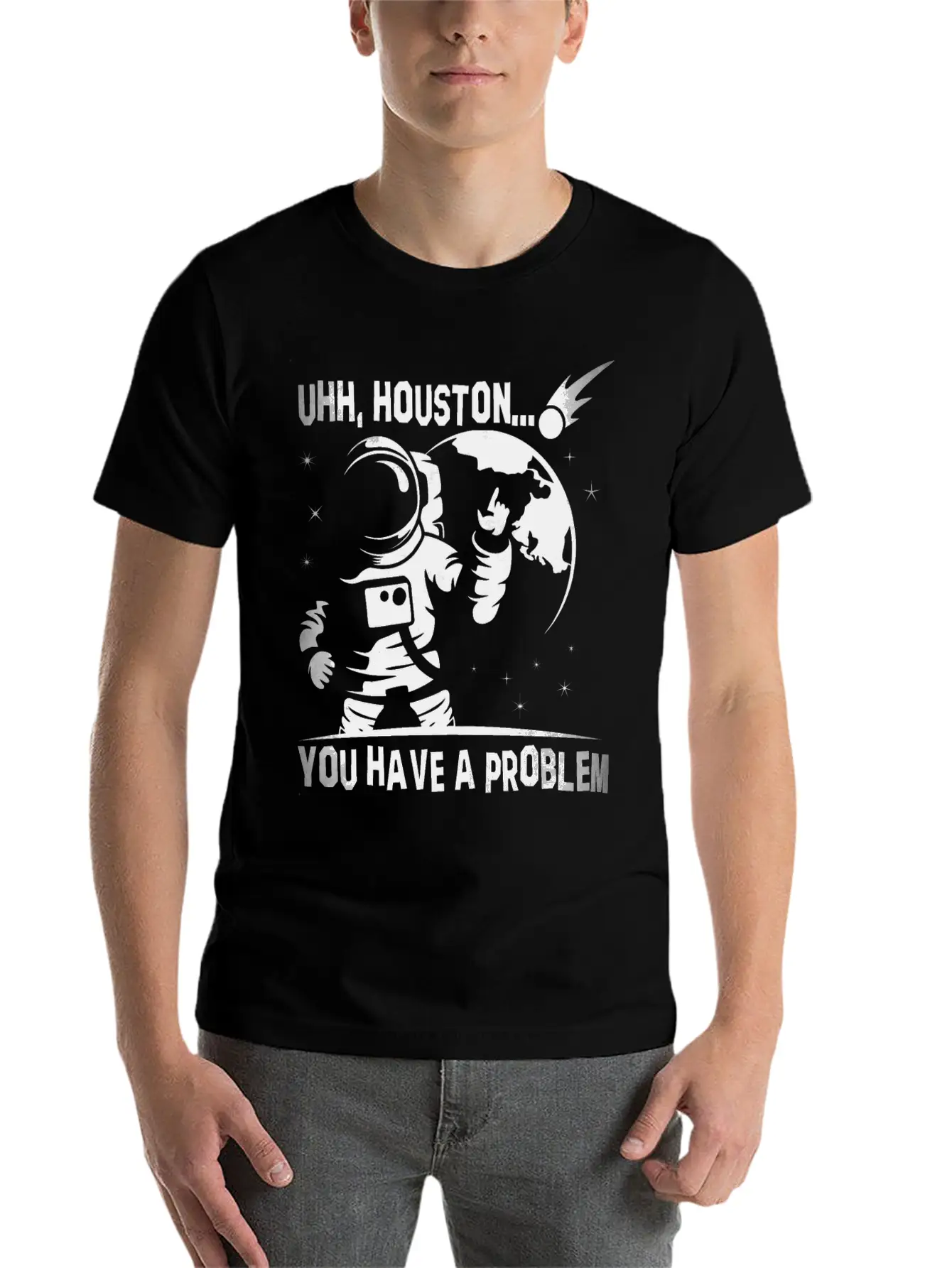 You Have A Problem - Astronauts -Total Basics Unisex Casual T-Shirt ¨C Clean Design For Daily Comfort
