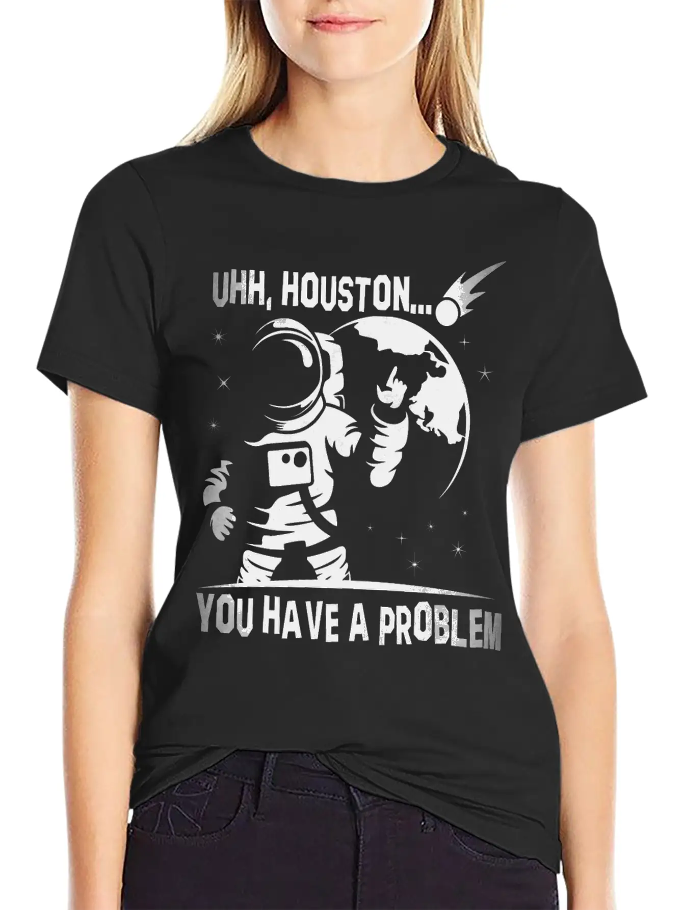 You Have A Problem - Astronauts -Total Basics Unisex Casual T-Shirt ¨C Clean Design For Daily Comfort