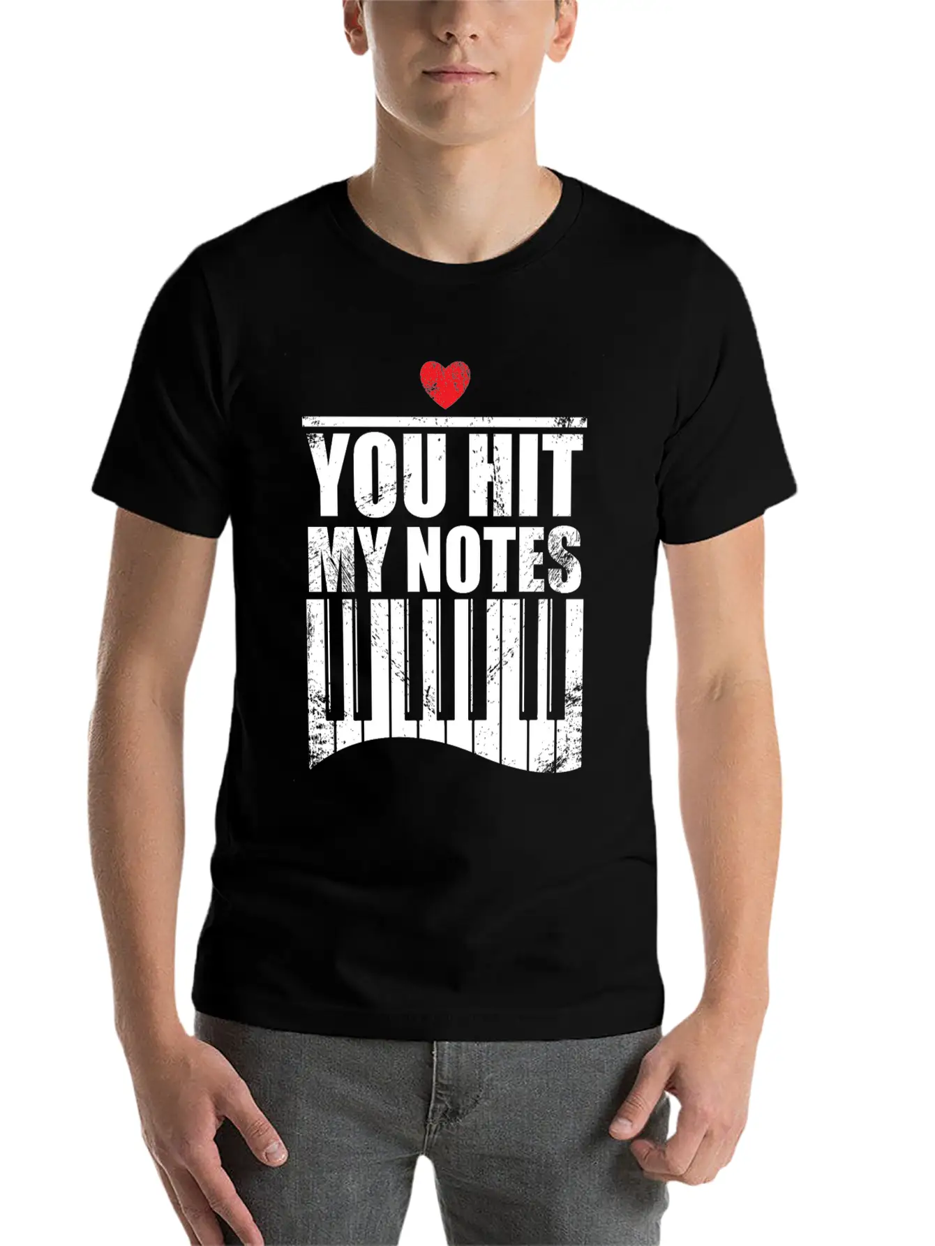 You Hit My Notes Funny Quote Gift Idea Piano Soft Cotton Short Sleeve Tee ¨C Unisex Wardrobe Staple