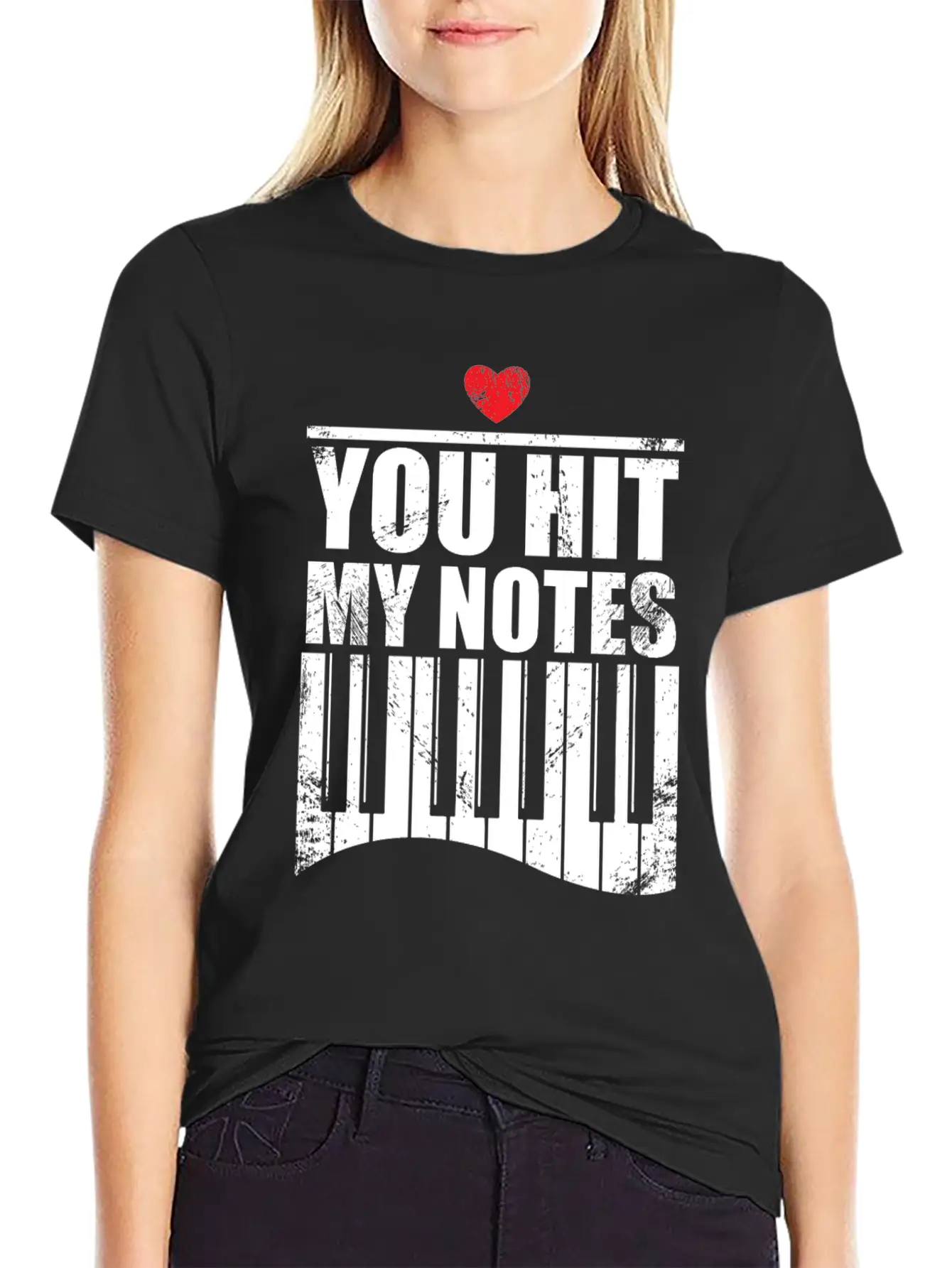 You Hit My Notes Funny Quote Gift Idea Piano Soft Cotton Short Sleeve Tee ¨C Unisex Wardrobe Staple