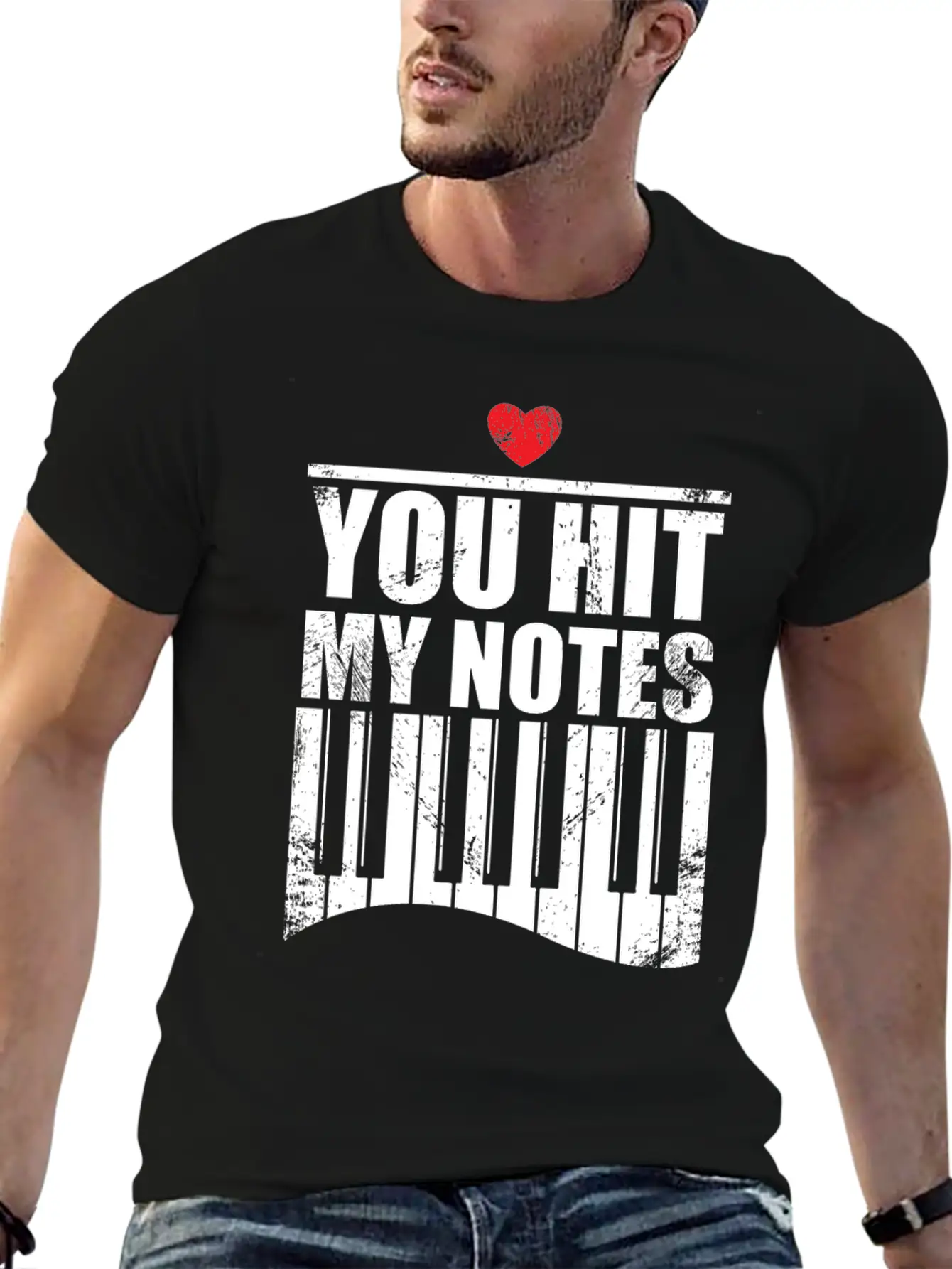You Hit My Notes Funny Quote Gift Idea Piano Soft Cotton Short Sleeve Tee ¨C Unisex Wardrobe Staple