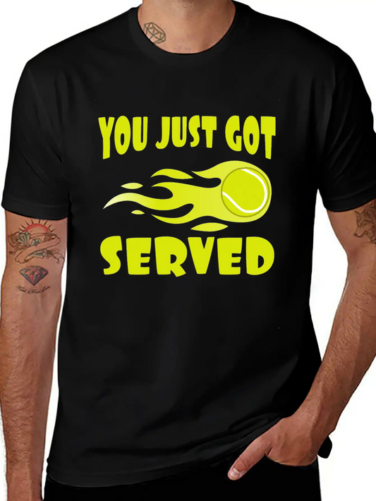 "You Just Got Served" Tshirt Design For Lawn Soft Cotton Short Sleeve Tee ¨C Unisex Wardrobe Staple