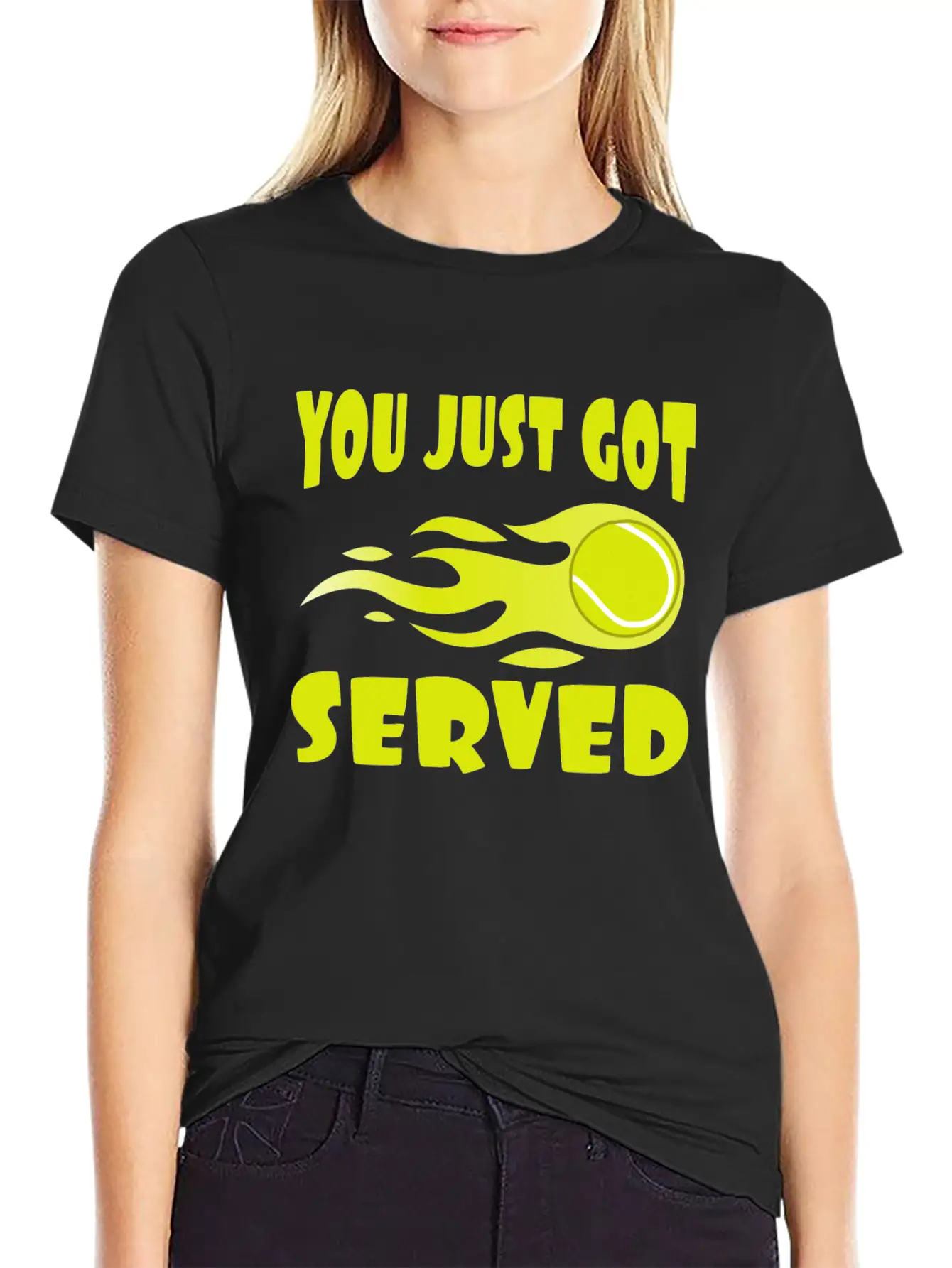 "You Just Got Served" Tshirt Design For Lawn Soft Cotton Short Sleeve Tee ¨C Unisex Wardrobe Staple