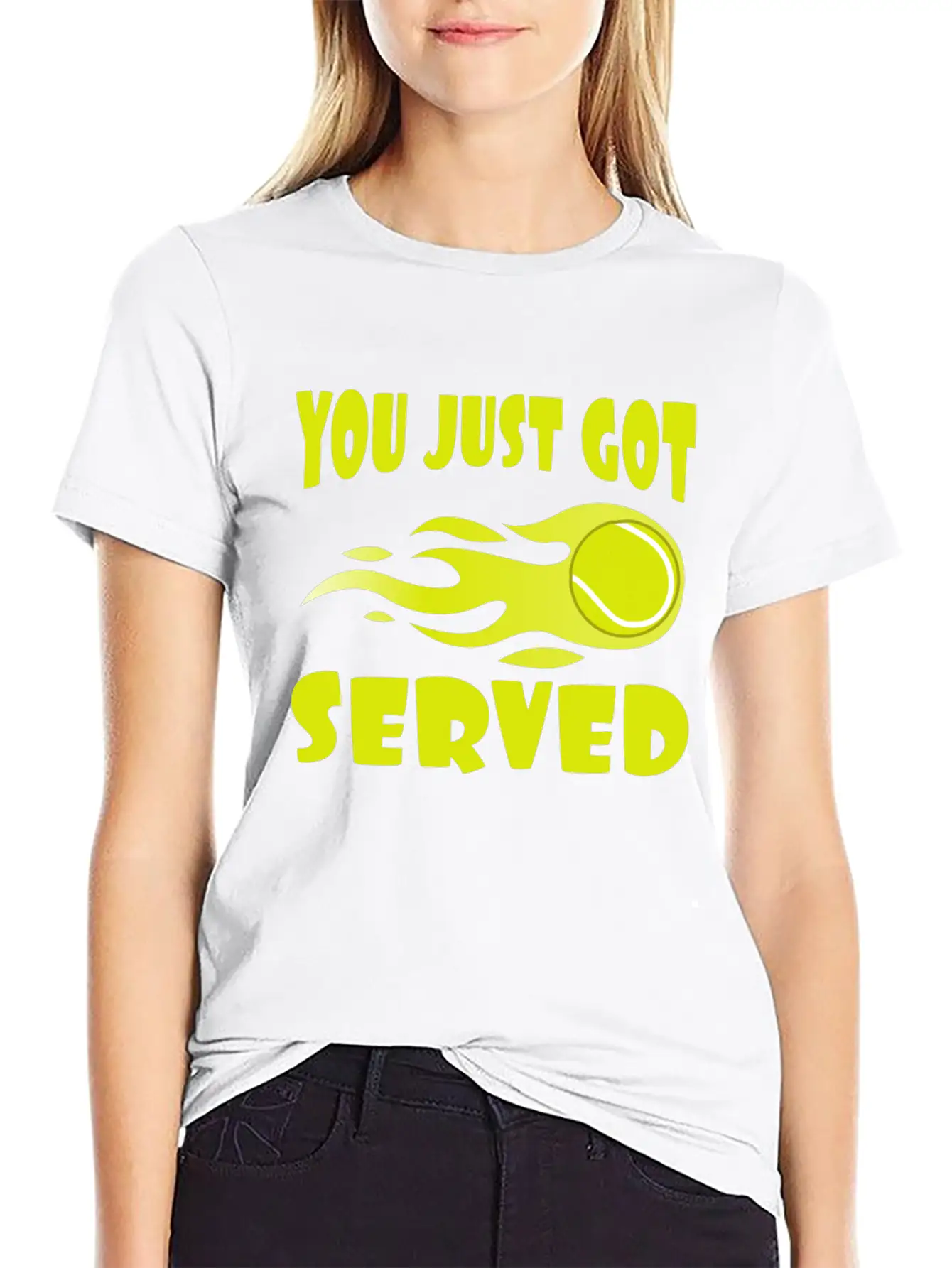 "You Just Got Served" Tshirt Design For Lawn Soft Cotton Short Sleeve Tee ¨C Unisex Wardrobe Staple