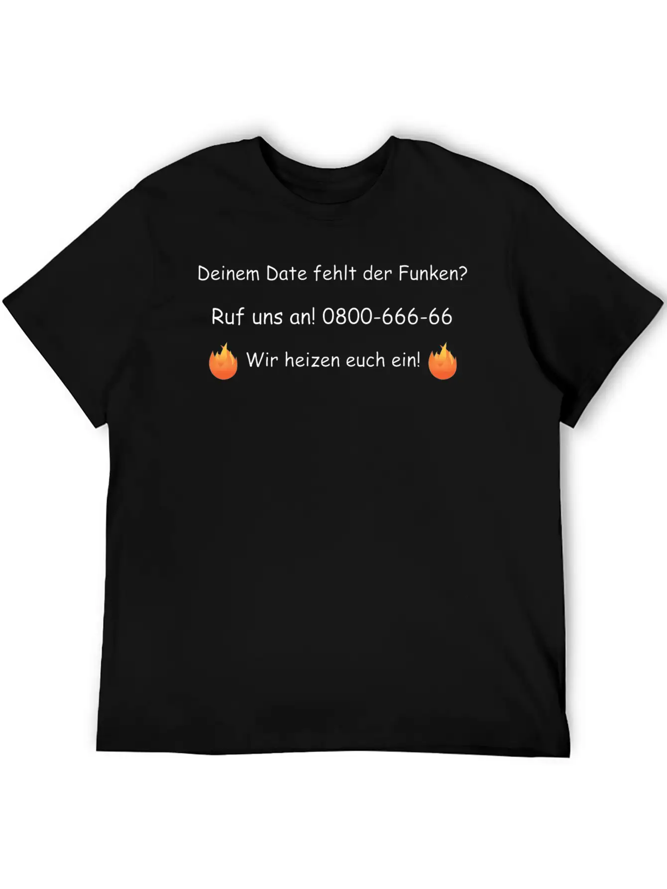 Your Date Lacks The Spark? Fire Department Unisex Casual T-Shirt ¨C Clean Design For Daily Comfort