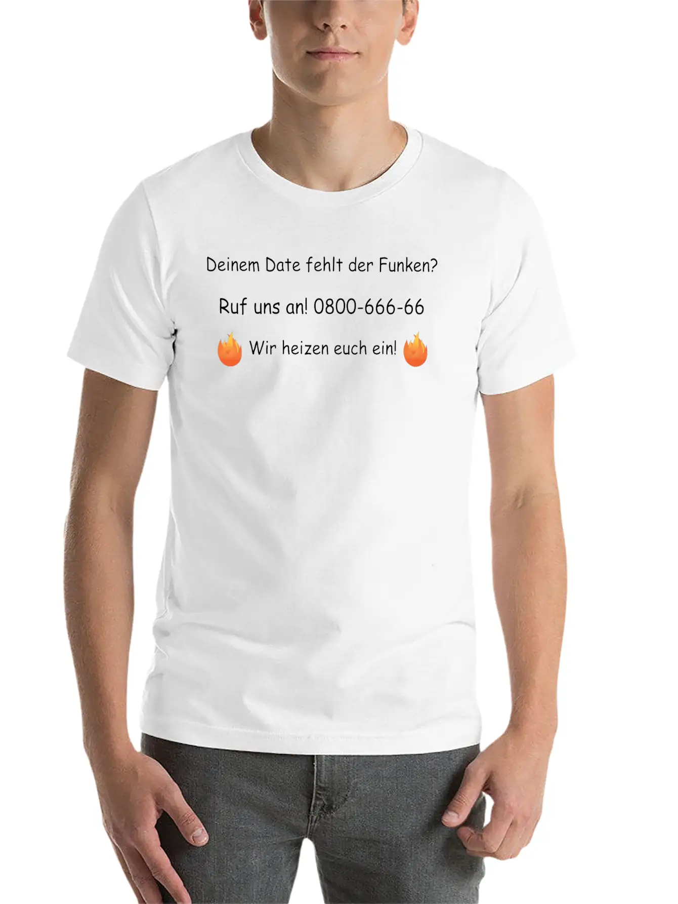 Your Date Lacks The Spark? Fire Department Unisex Casual T-Shirt ¨C Clean Design For Daily Comfort