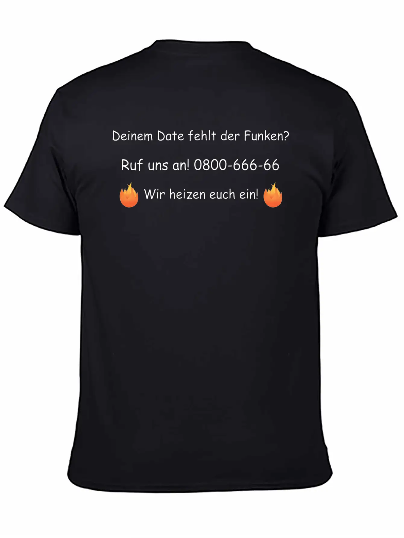 Your Date Lacks The Spark? Fire Department Unisex Casual T-Shirt ¨C Clean Design For Daily Comfort