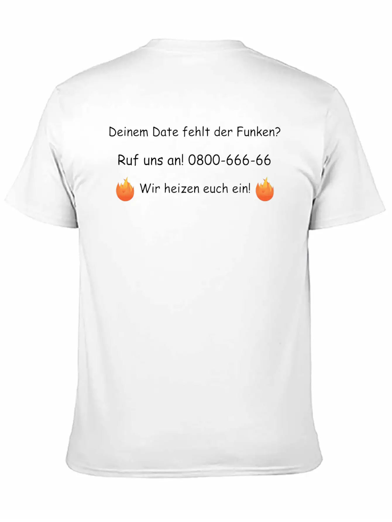Your Date Lacks The Spark? Fire Department Unisex Casual T-Shirt ¨C Clean Design For Daily Comfort