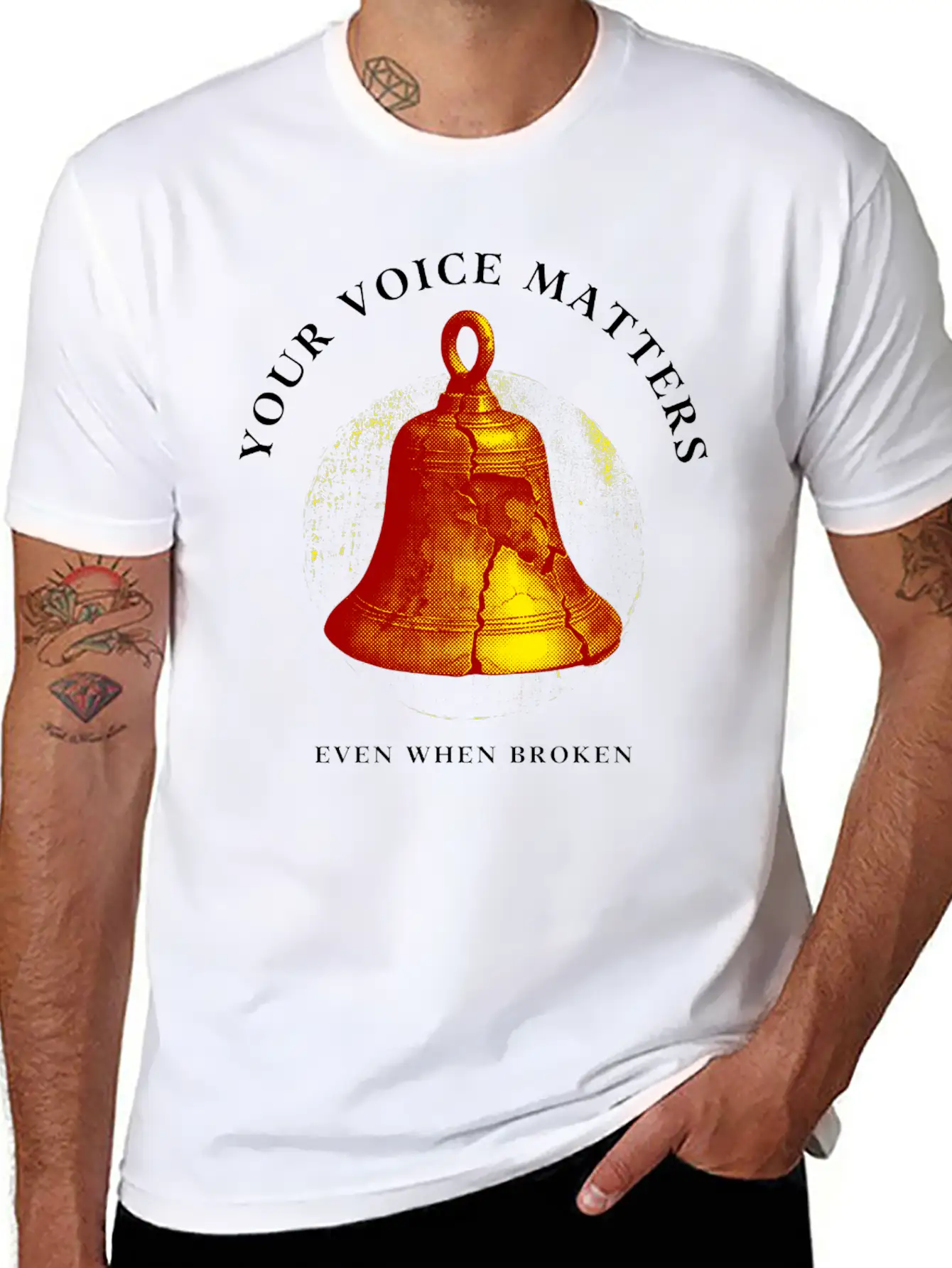 Your Voice Matters Essential Cotton Tee For Daily Outfits ¨C Unisex Style