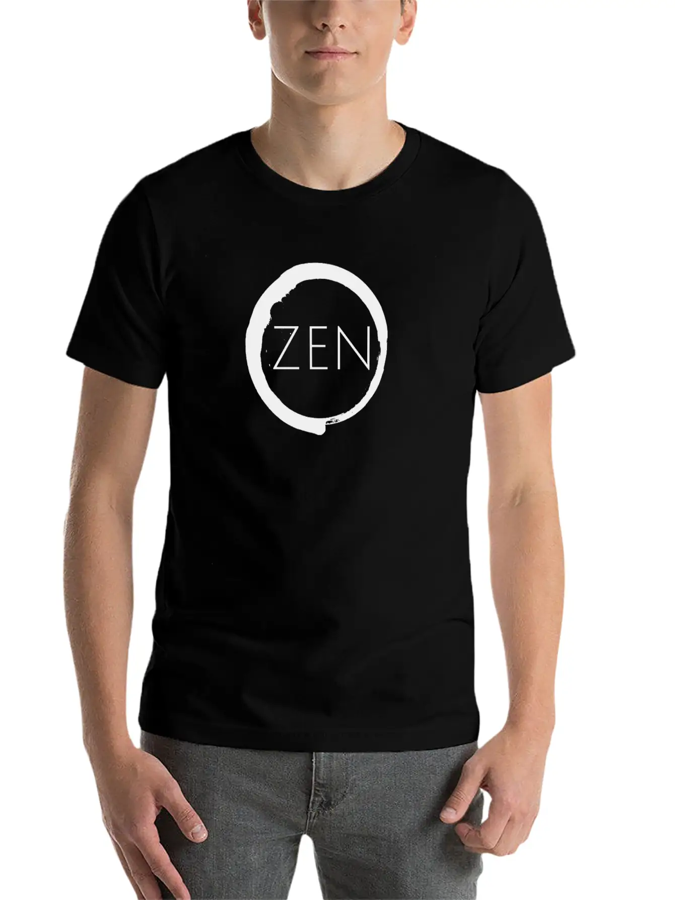 Zen Buddhist Meditation Yoga Buddha Asia Essential Cotton Tee For Daily Outfits ¨C Unisex Style