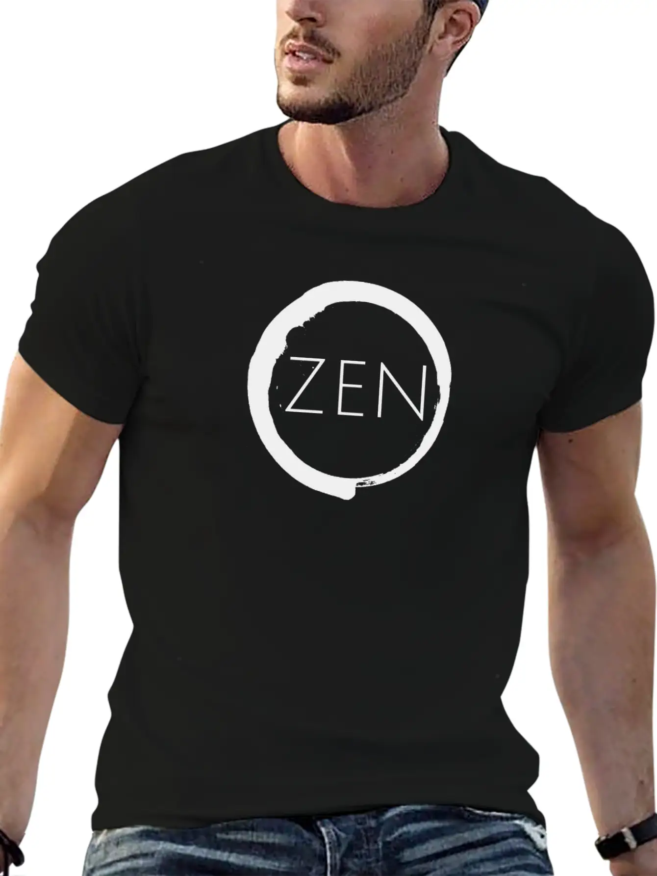 Zen Buddhist Meditation Yoga Buddha Asia Essential Cotton Tee For Daily Outfits ¨C Unisex Style