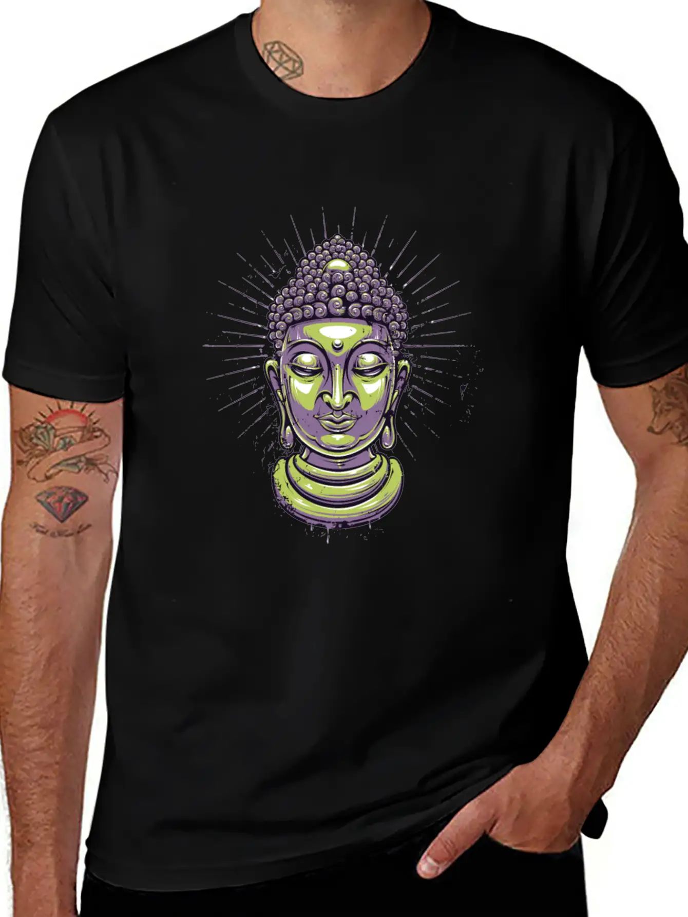 Zen, Meditate, Meditation, Motivation Lightweight Cotton T-Shirt ¨C Daily Comfort Graphic Shirt