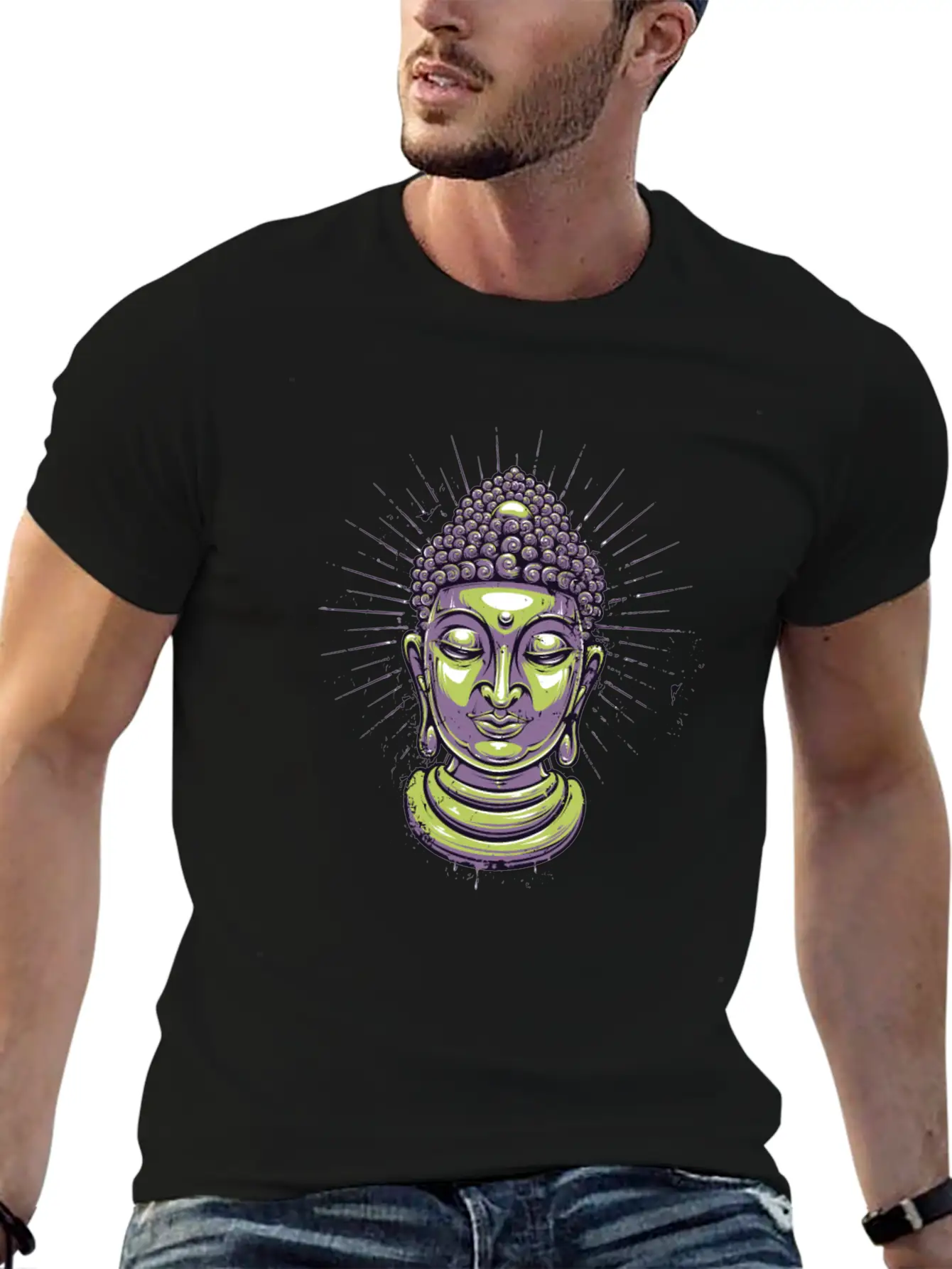 Zen, Meditate, Meditation, Motivation Lightweight Cotton T-Shirt ¨C Daily Comfort Graphic Shirt